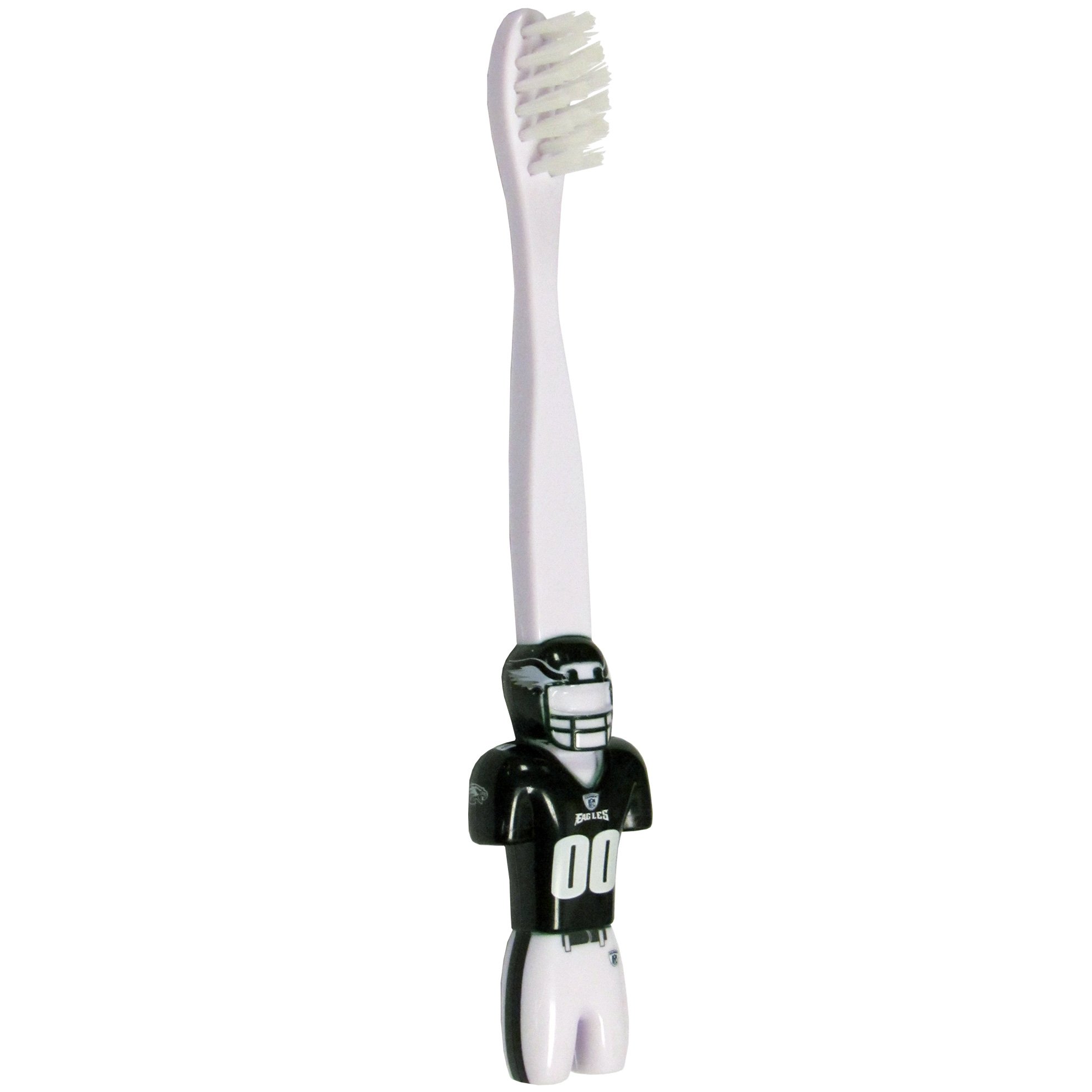 Siskiyou Sports Kids Jersey Toothbrush - Soft Bristles for Gentle Cleaning, Fun Designs for Boys & Girls - Perfect for School, Travel, and Daily Oral Care