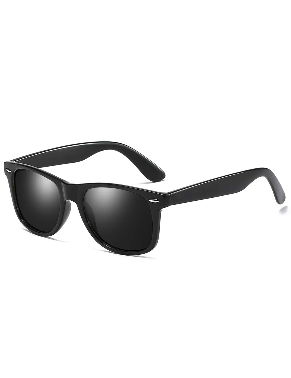 Vintage Polarized Sunglasses for Men & Women - Retro Square Frame UV400 Protection Driving Glasses with Case | Perfect for Outdoor Activities, Beach, Driving & Fashion Accessories
