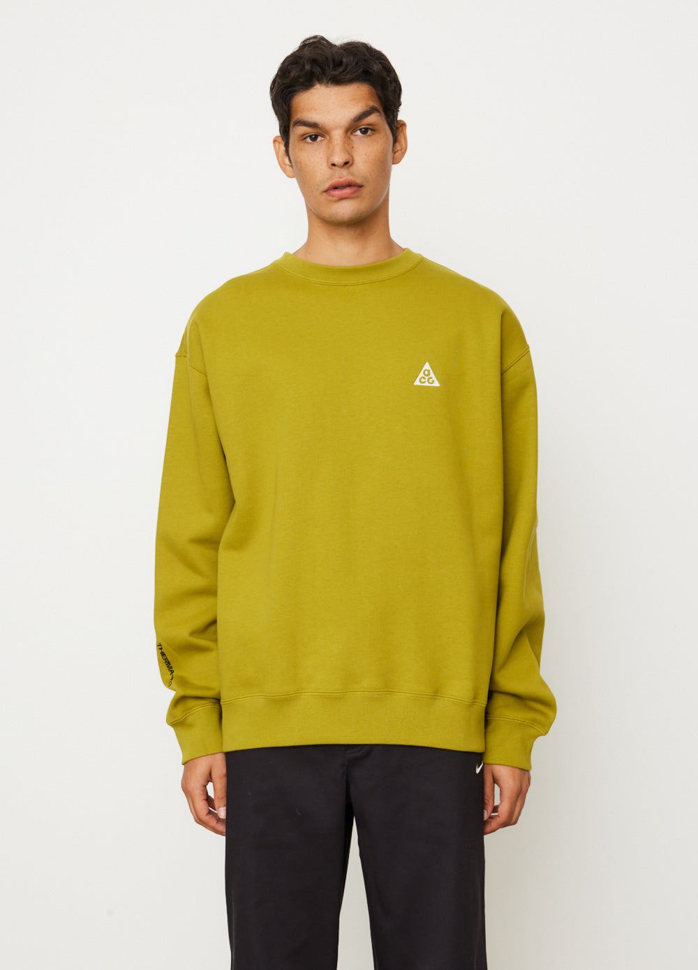 ACG Therma FIT Crewneck Fleece Sweatshirt - Men's Warm Winter Pullover for Outdoor Activities & Casual Wear