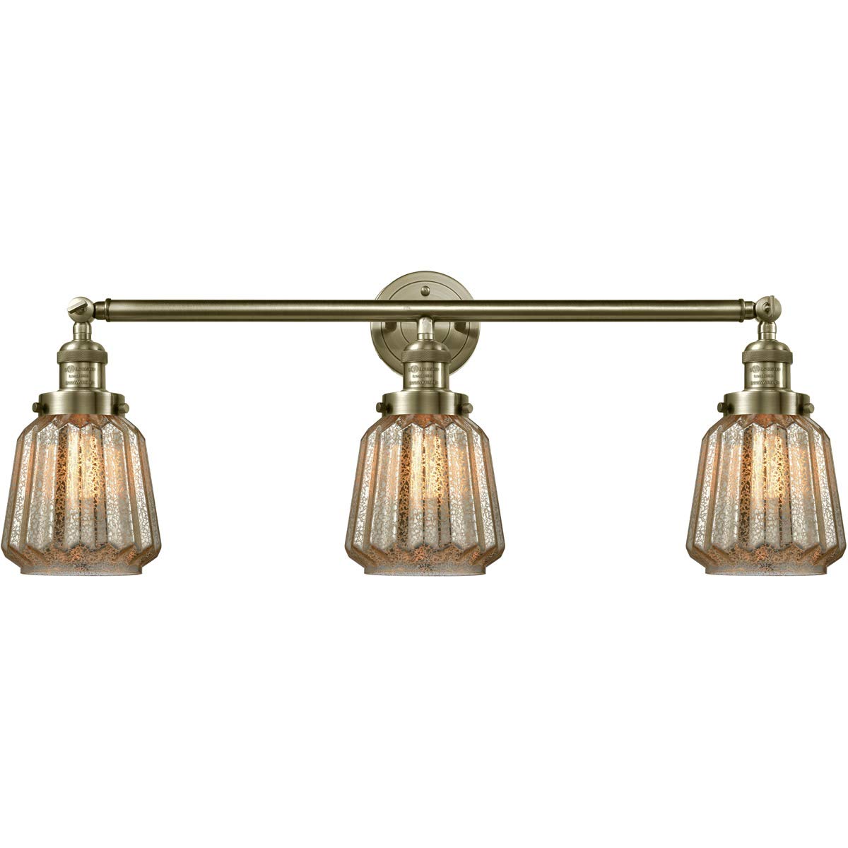 Innovations INNO205-AB-S-G146-LED Antique Brass LED Bathroom Vanity Light - Perfect for Modern and Vintage Bathroom Decor
