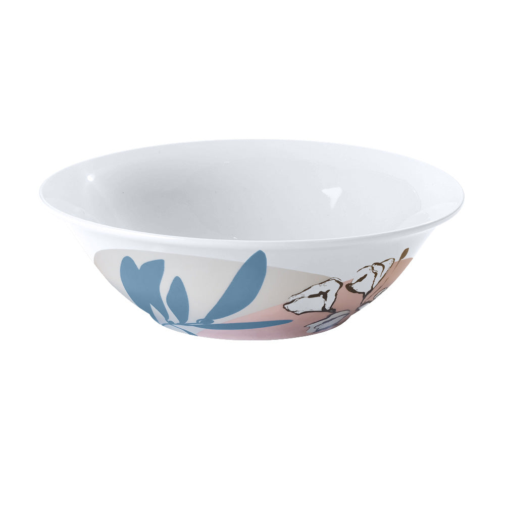 Botanica 12-Piece Dinnerware Set - Elegant Porcelain Plates, Bowls & Cups for Formal Dining, Entertaining & Everyday Use