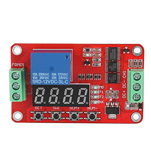 Relay Module - Multifunction Infinite Loop Timing Self-Locking Relay Cycle Timer for Automation Delay (FRM01) | Perfect for Home Automation, Industrial Control & DIY Electronics Projects