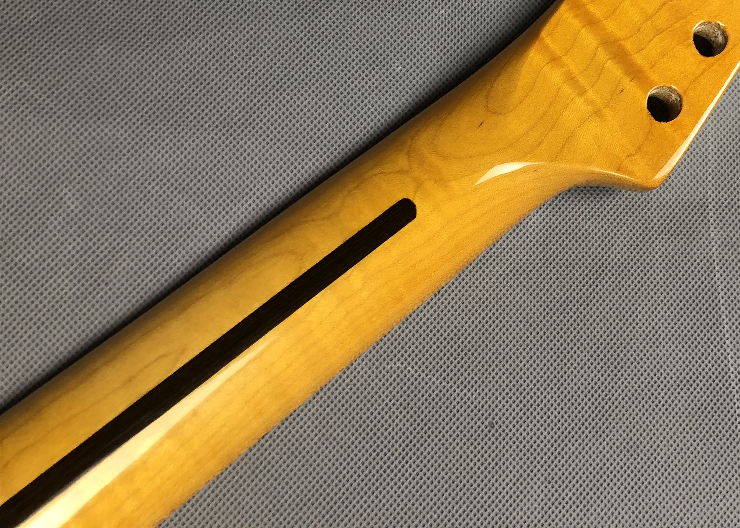 Premium Flame Maple Guitar Neck - 21 Frets, 25.5