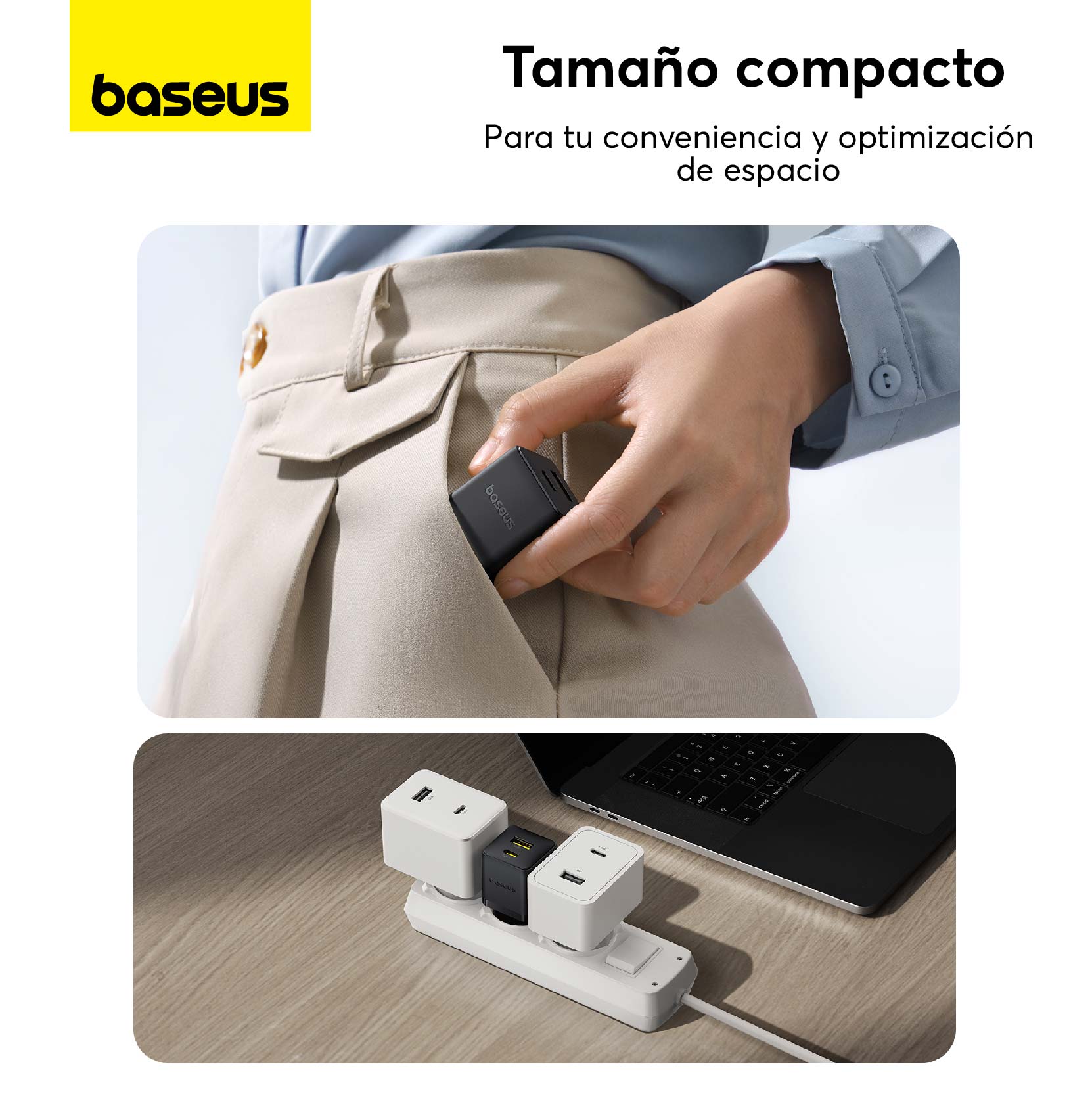 Baseus 20W Fast Charger with USB-C & USB-C Cable - Compact & Portable for iPhone, Android, Travel & Home Use