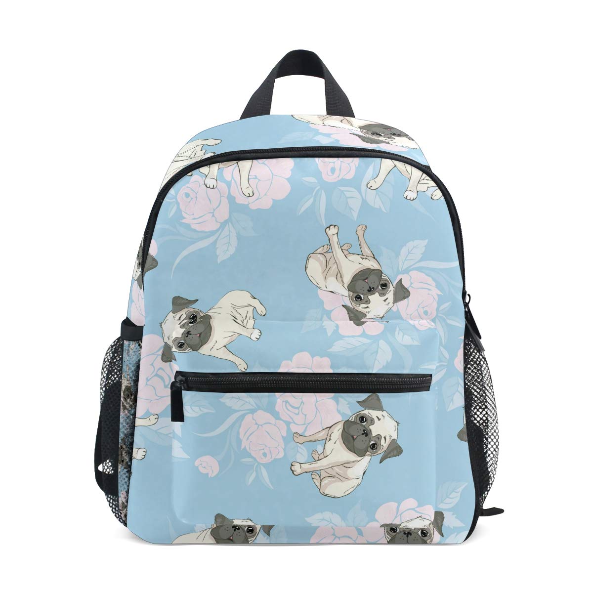 French Bulldog Puppy Preschool Backpack for Toddlers - Cute Travel Daypack for Kids Boys & Girls - Perfect for School, Daycare, and Family Outings