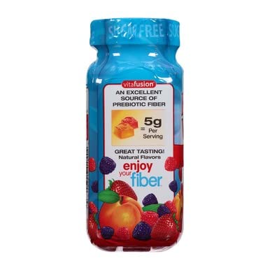 VitaFusion Fiber Well Gummies - Dietary Fiber Supplement with Assorted Flavors (90 Gummies, Pack of 4) for Digestive Health & Regularity - Perfect for Daily Wellness Routine