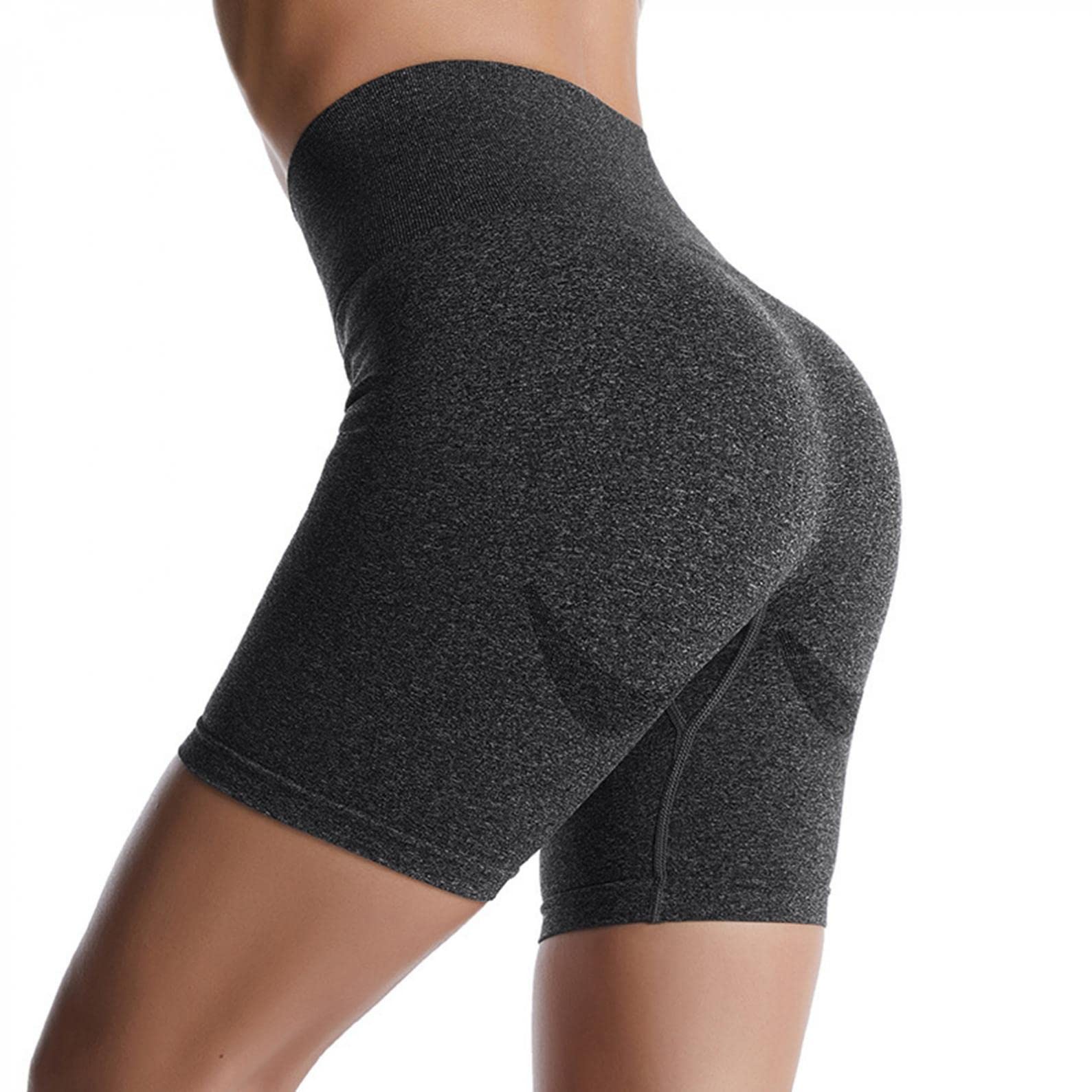 Women's High Waist Yoga Shorts - Tummy Control Workout & Gym Shorts for Fitness, Cycling & Athletic Activities | Perfect for Yoga, Running & Training