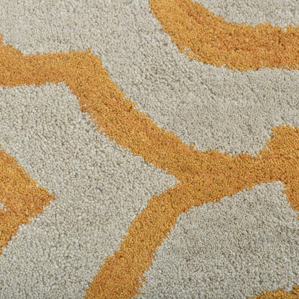 Hand Tufted Angle Rug - Soft Modern Area Rug for Living Room, Bedroom & Nursery - Non-Slip Home Decor Carpet