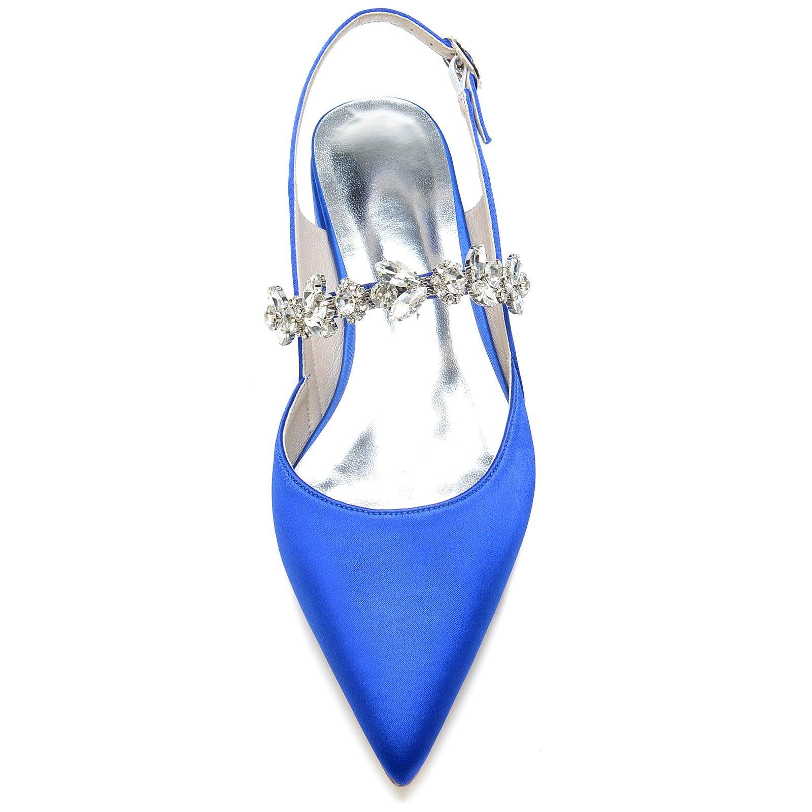 Flat Heel 2.5cm Silk-Like Comfortable Women's Shoes CK0262 - Perfect for Office, Wedding & Casual Wear