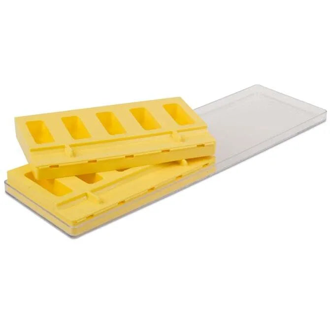 Pavogel Linear Pop Mold - 10 Different Shapes, 50 Sticks - Perfect for Cake Decorating, Candy Making, and DIY Desserts
