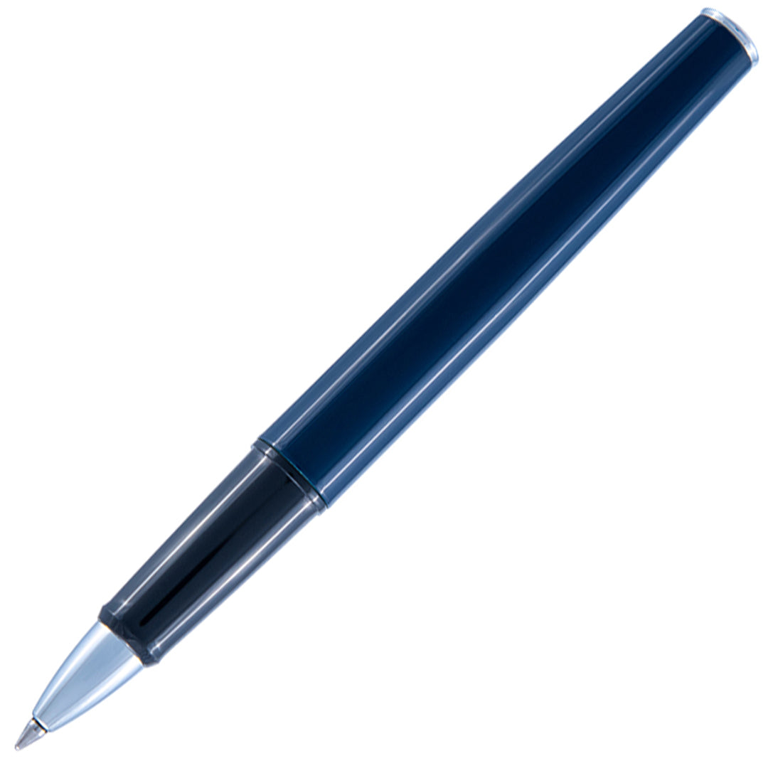 Diplomat Esteem Dark Blue Lacquer Rollerball Pen - Premium Writing Instrument for Professionals & Gift Giving - Perfect for Office, Business Meetings & Signature Signing