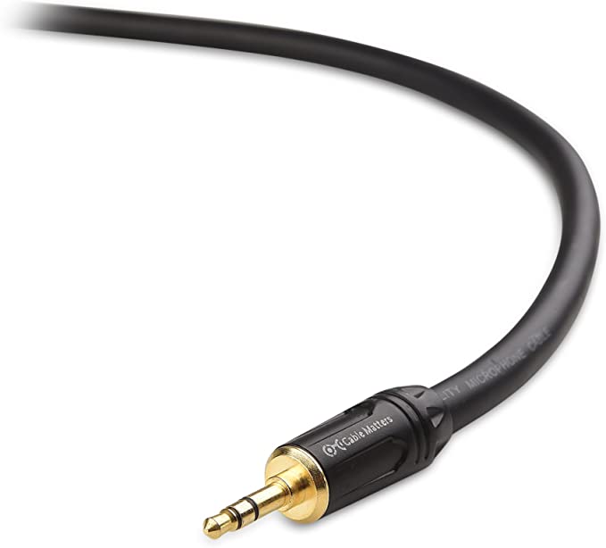 Premium 3.5mm to XLR Cable 3ft - Male to Male Audio Cable (1/8 Inch to XLR, XLR to 3.5mm) for Microphones, Mixers & Studio Equipment - Perfect for Professional Recording, Live Performances & Home Studios