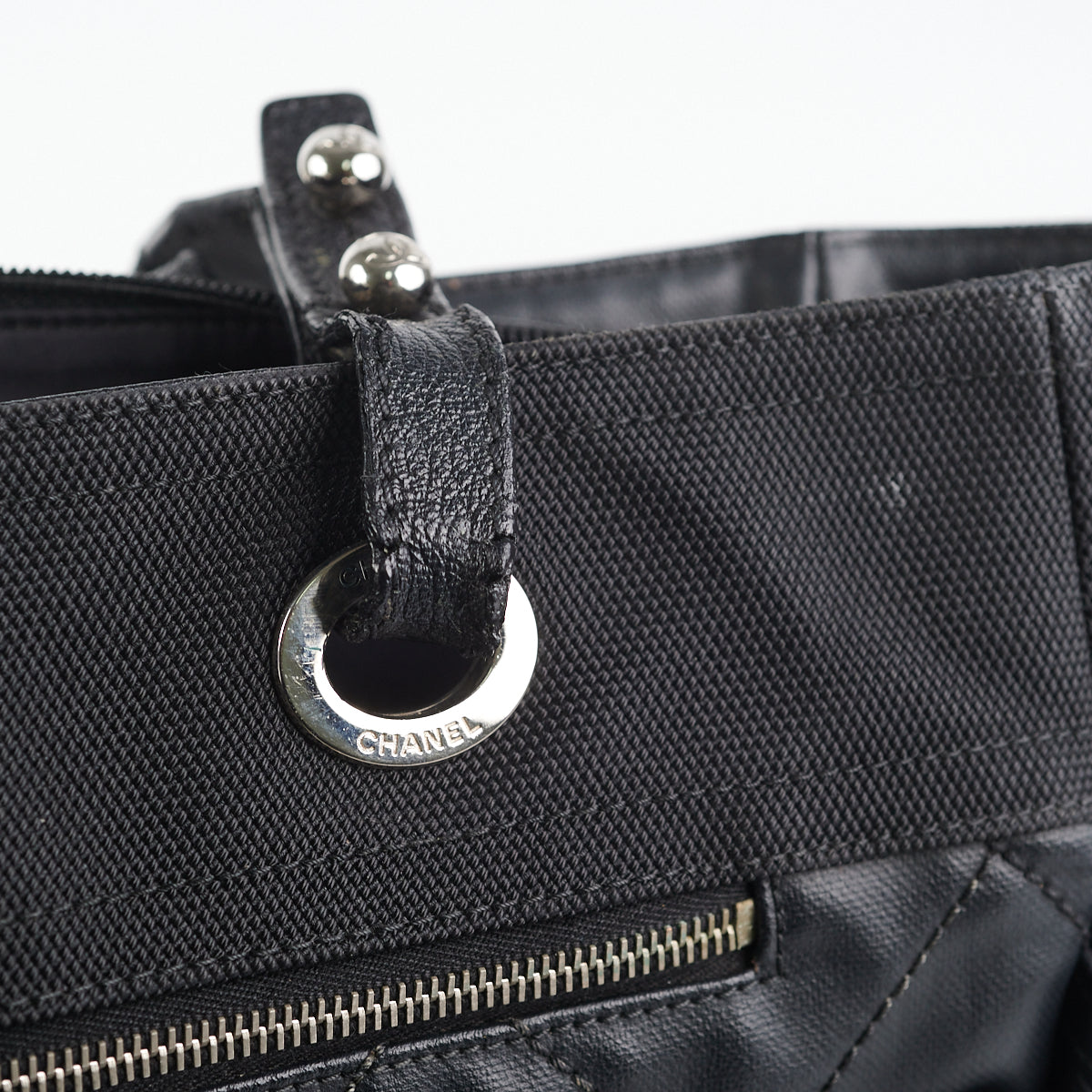 Chanel Biarritz GM Tote Bag - Luxury Leather Handbag for Women, Designer Shoulder Bag with Double C Handles - Perfect for Work, Travel & Everyday Use