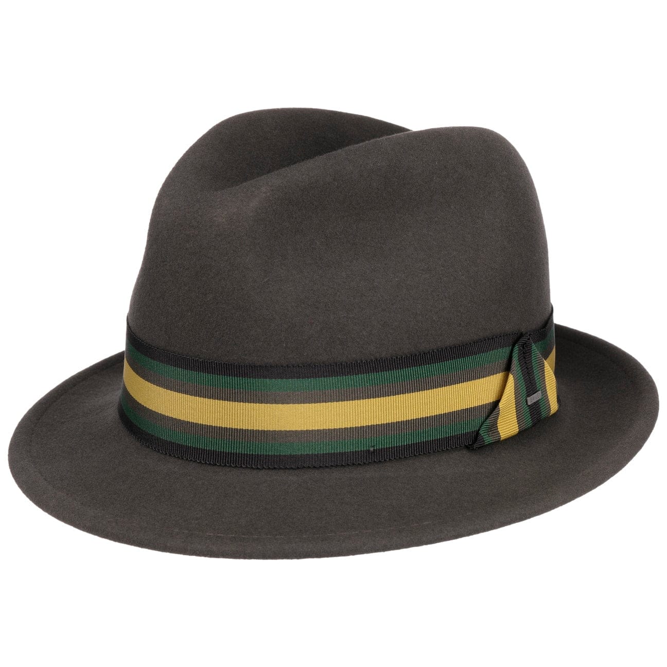 Bailey 1922 Goldring Trilby Hat for Men - Classic Wool Fedora with Leather Band - Perfect for Weddings, Parties & Vintage Style Outfits