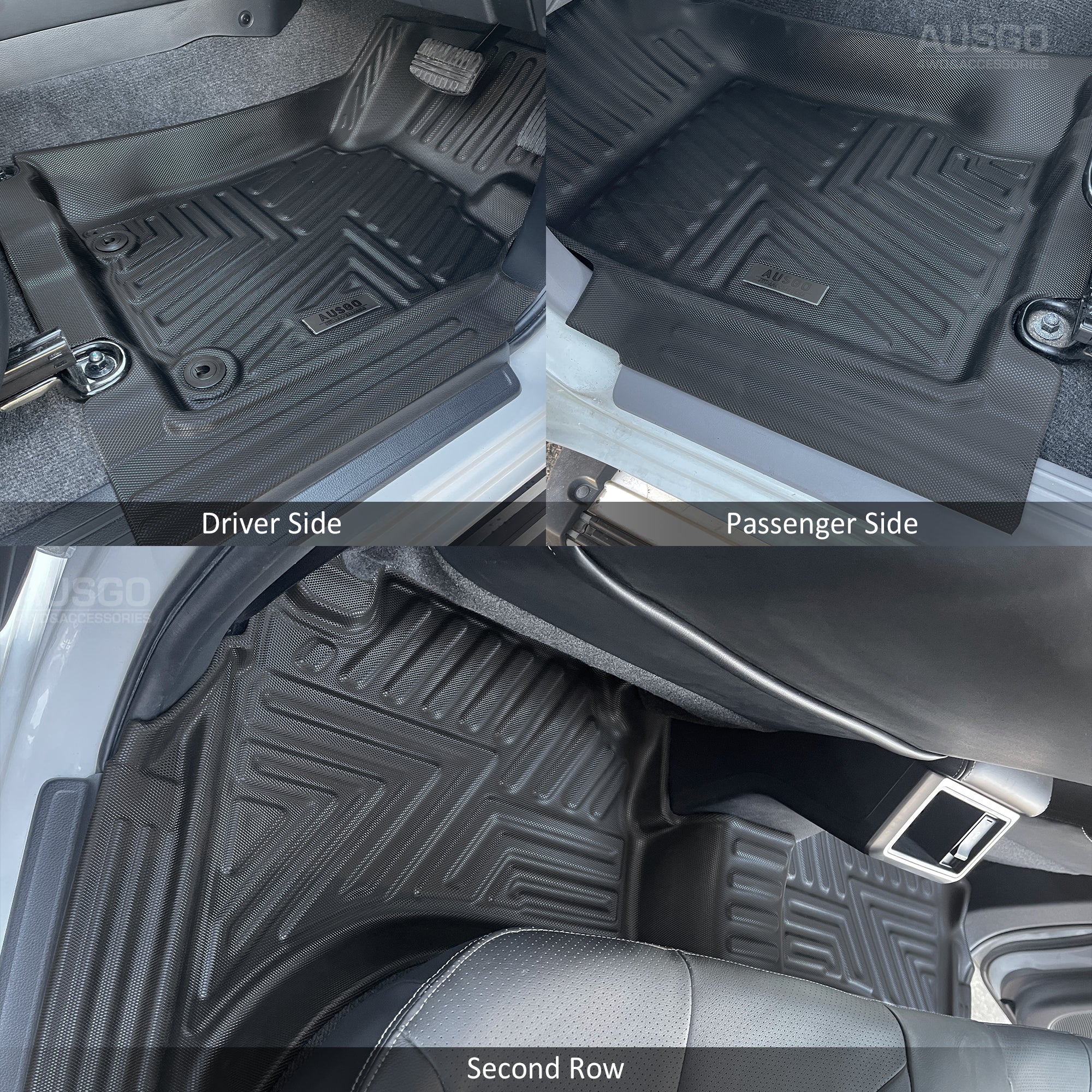 5D Custom Fit Car Floor Mats for Mitsubishi Triton MQ MR Series Dual Cab 2015-2024 | All-Weather Protection | Perfect for Off-Road, Work & Family Use