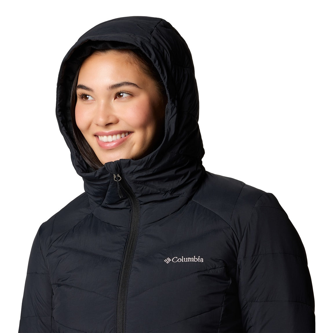 Columbia Joy Peak™ II Mid Hooded Jacket for Women - Waterproof Hiking Jacket with Breathable Shell - Perfect for Outdoor Adventures & Mountain Climbing