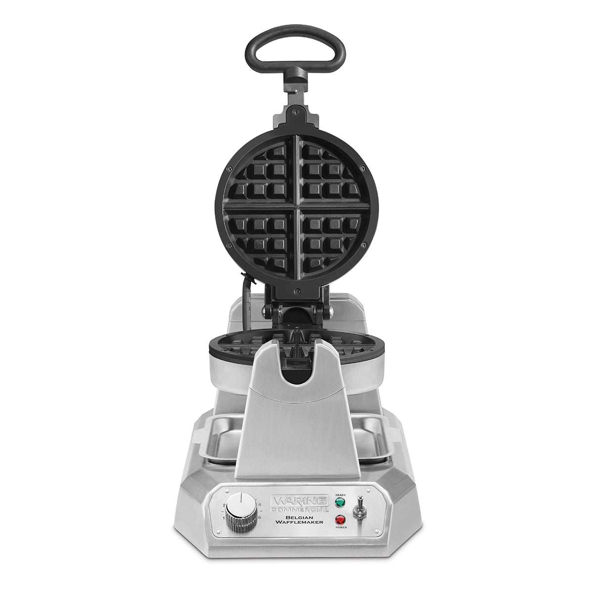 Waring Classic Single Belgian Waffle Maker 120V - Professional Countertop Appliance for Homemade Waffles - Perfect for Breakfast, Brunch & Family Gatherings