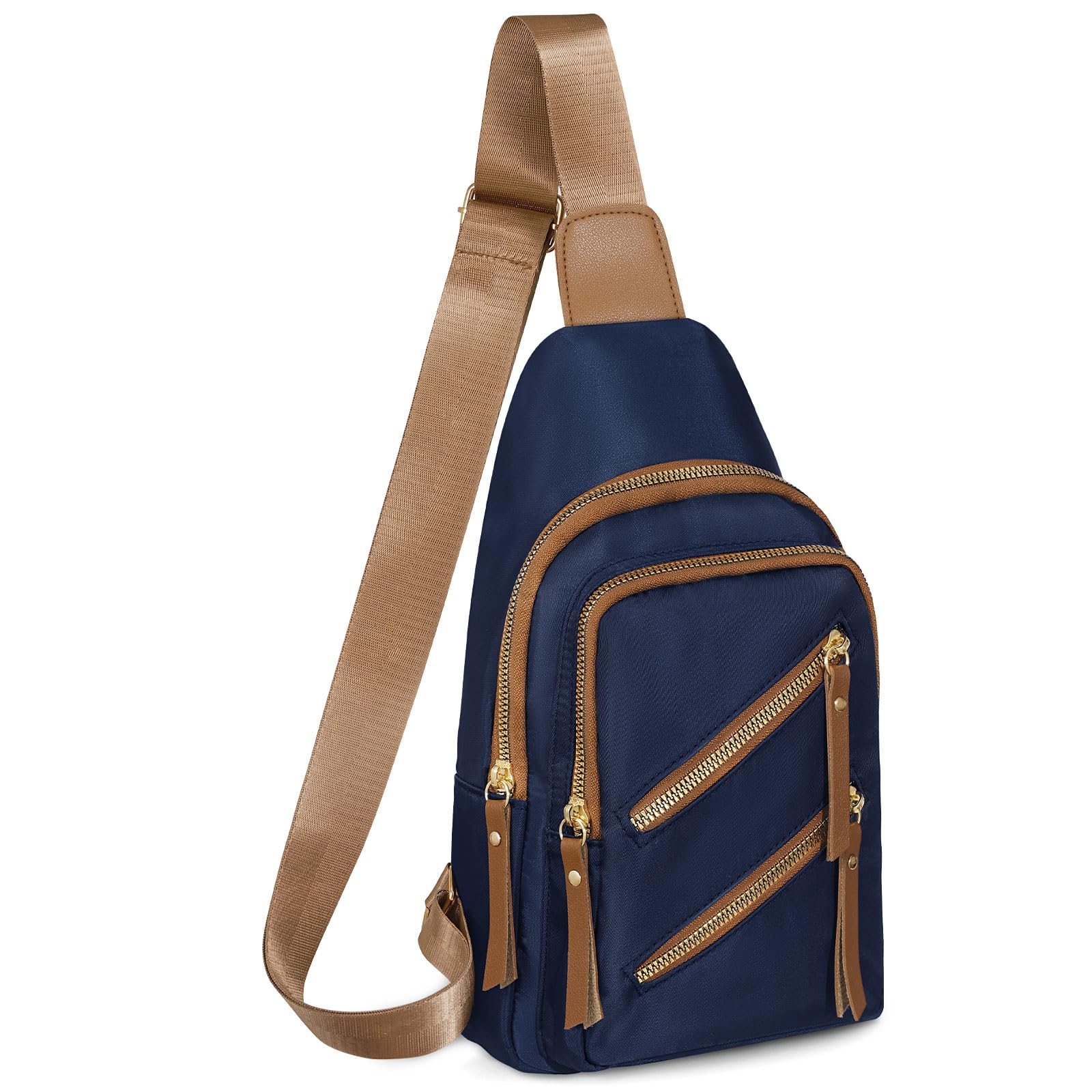 JASGOOD Women's Anti-Theft Crossbody Sling Backpack - Small Chest Shoulder Bag Fanny Pack for Travel, Gym, Hiking & Daily Use