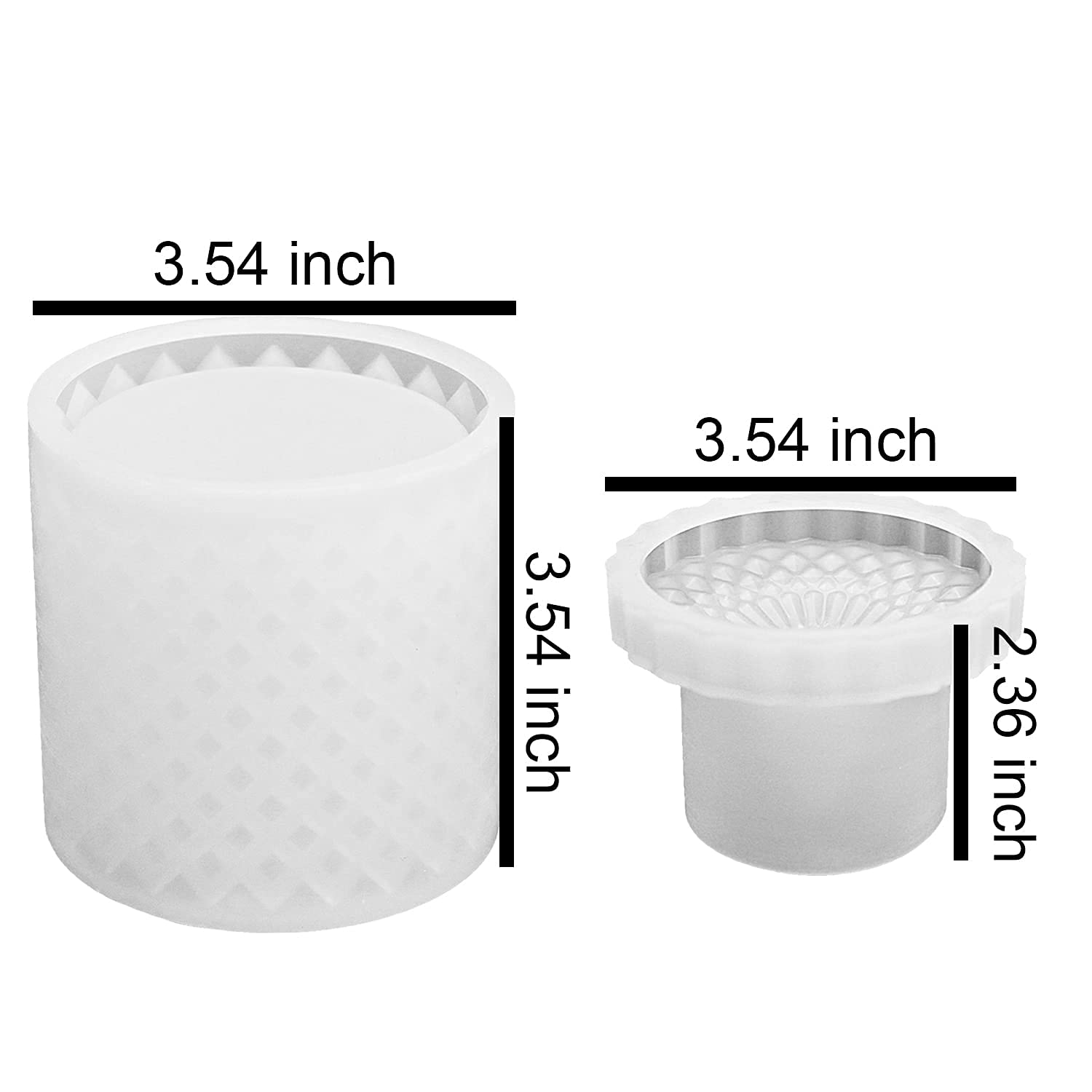 RESINWORLD 10Pcs 1.7'' & 1.3'' Resin Knob Molds with Large Resin Box Molds and Lids - DIY Epoxy Resin Casting for Jewelry, Home Decor, and Craft Projects