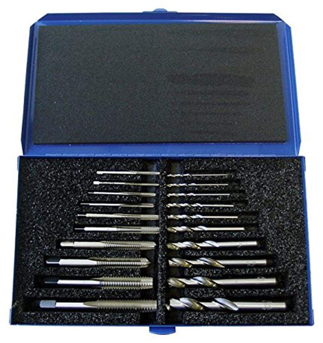 High-Speed Steel 20-Piece 303 Stainless Steel Drill Plug Hand Tap Set - Perfect for Metalworking, DIY Projects, and Professional Machining