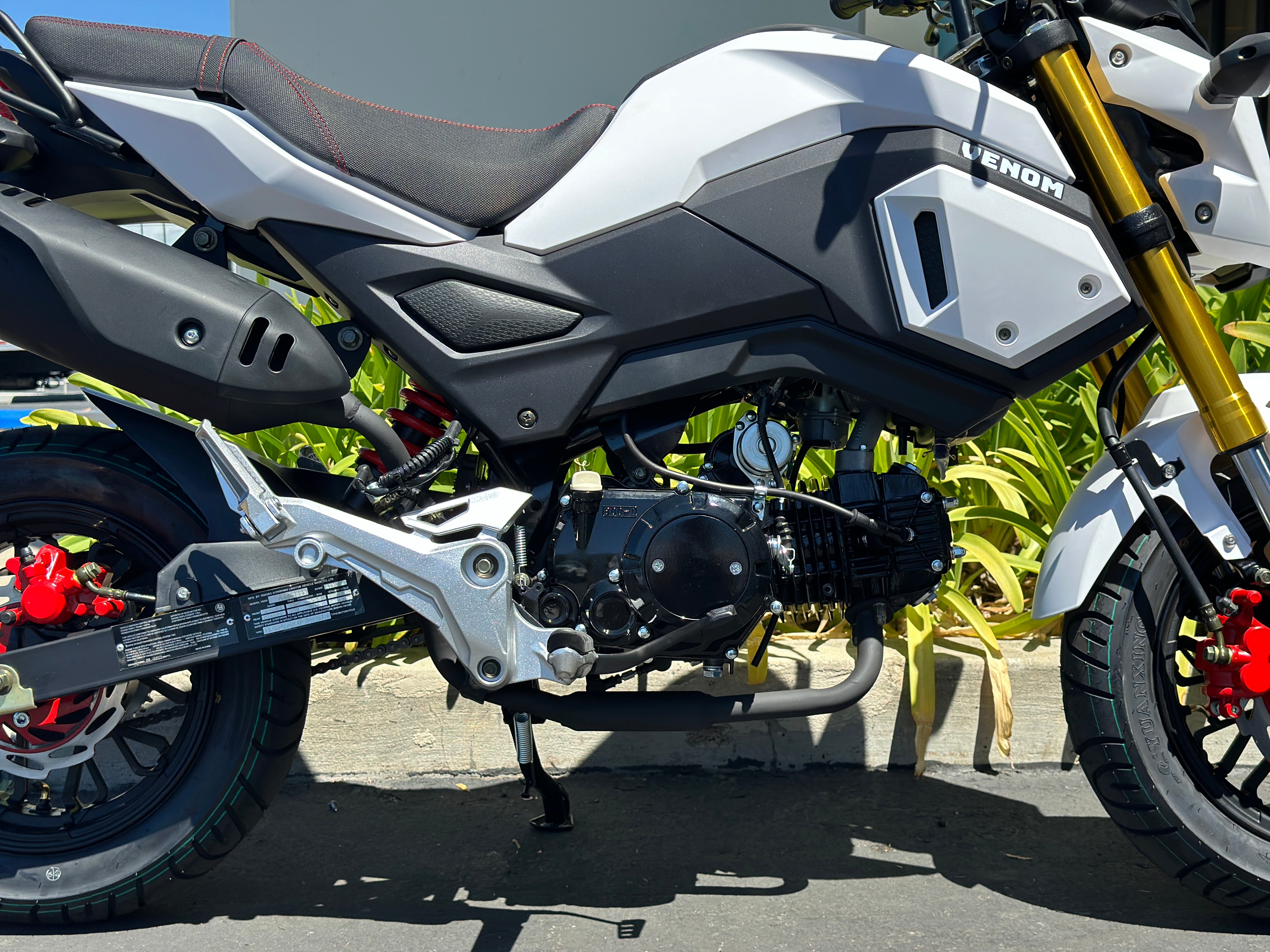 Venom X20 125cc 4-Speed Gas-Powered Motorcycle - Dirt Bike for Adults & Teens - Off-Road, Trail Riding & Commuting