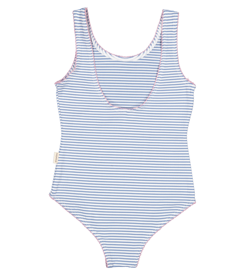 MarMar Copenhagen Dark Sky Stripe Swallisa One Piece Swimsuit - Stylish Bathing Suit for Women, Perfect for Beach Vacations, Pool Parties & Summer Getaways