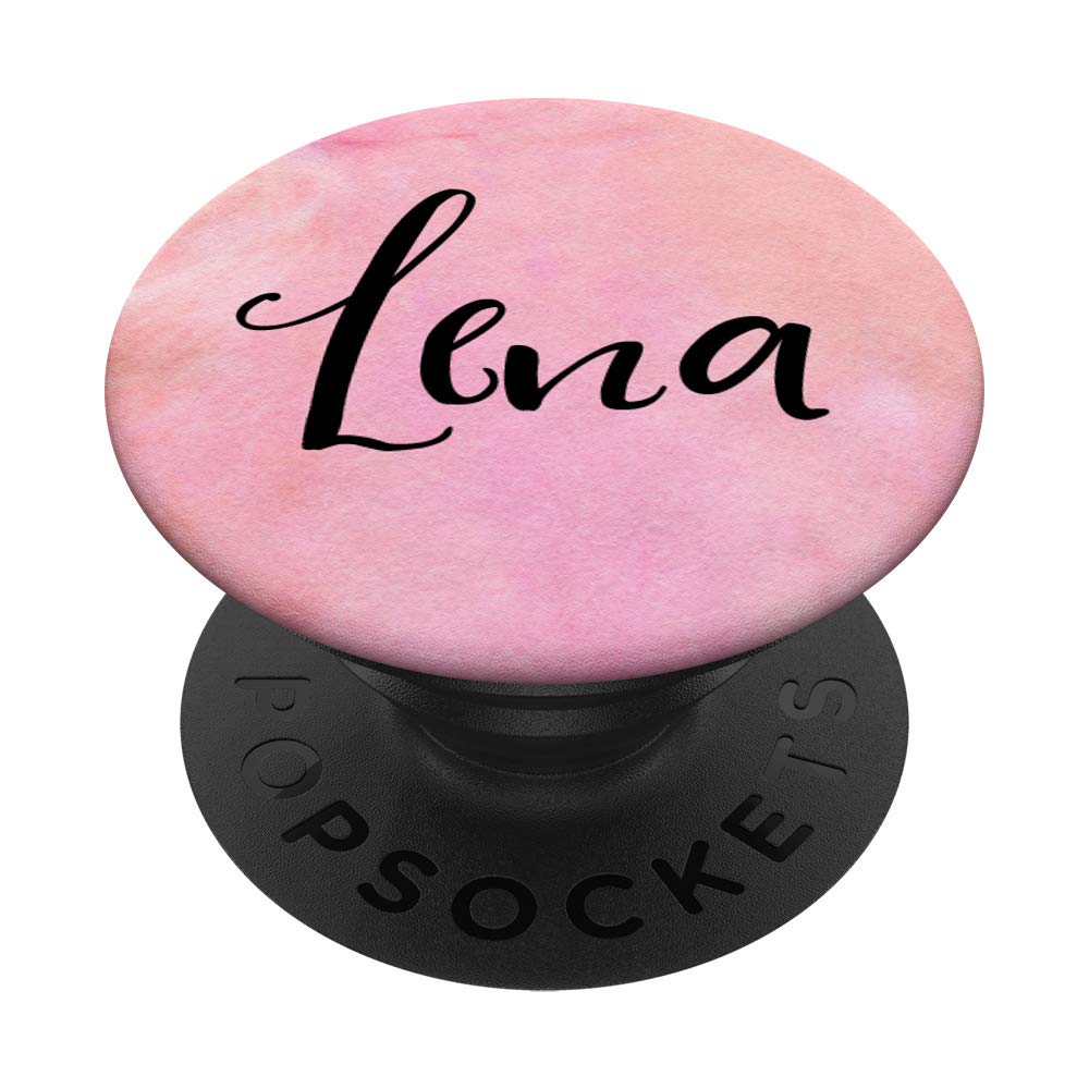 Lena Name Necklace - Custom Black on Pink Personalized Jewelry for Women, Gift for Her, Birthday, Anniversary, Valentine's Day Present | Perfect for Everyday Wear, Date Nights & Special Occasions