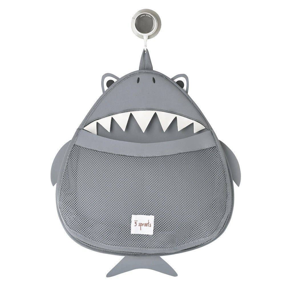 Shark-Themed Bath Toy Storage Organizer for Kids - Waterproof Bathroom Shelf & Caddy for Baby Bath Time Essentials (Perfect for Showers, Bathrooms, and Kids' Playrooms)