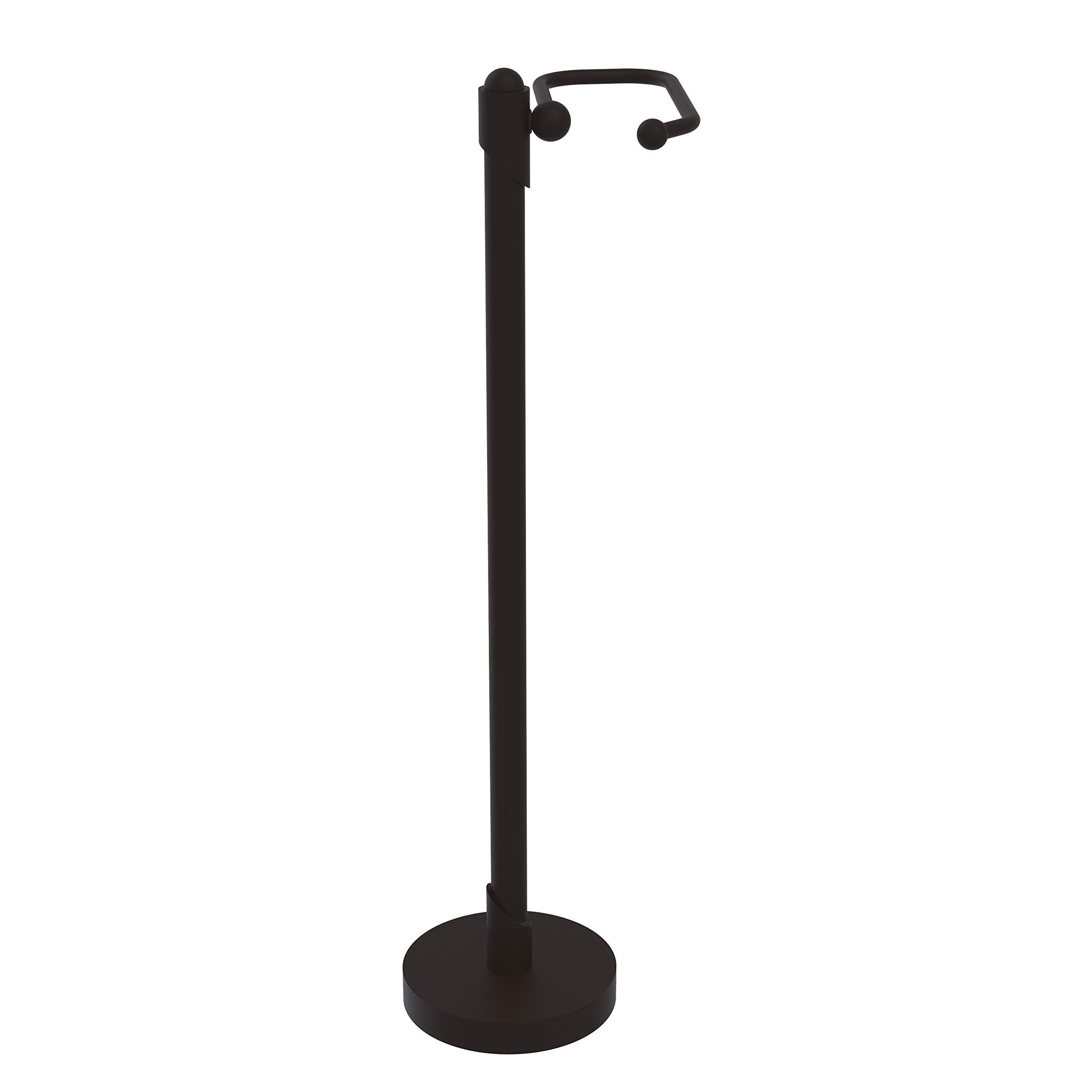 Allied Brass SH-27-ORB Soho Collection Free Standing Toilet Paper Holder, Oil Rubbed Bronze - Perfect for Bathroom, Restroom & Home Decor