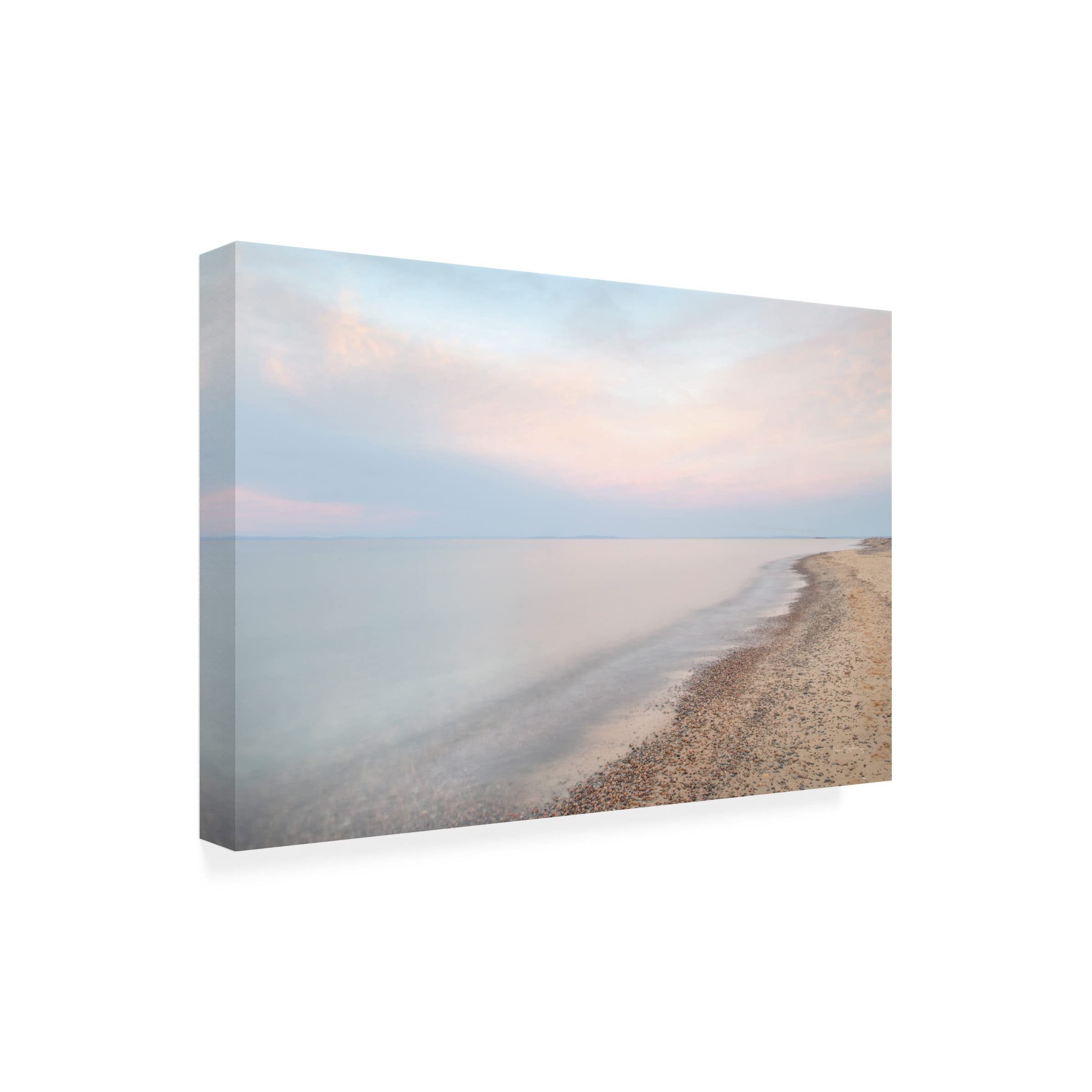 Alan Majchrowicz 'Lake Superior Shoreline I' Canvas Wall Art - Handmade Landscape Painting for Living Room, Bedroom & Office Decor | Trademark Fine Art Collection