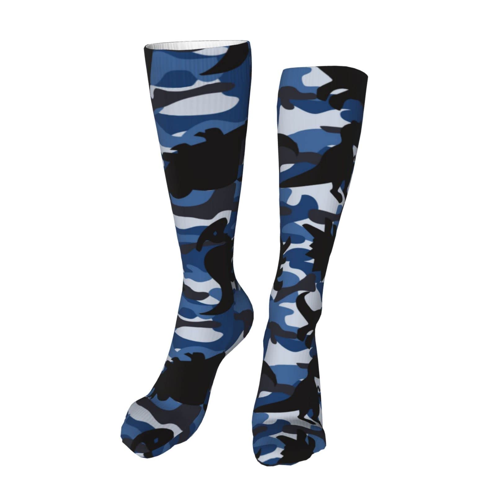Colorful Watercolor Square Knee High Socks for Women & Athletic Tube Socks for Men - Perfect for Running, Sports, and Fashion Outfits