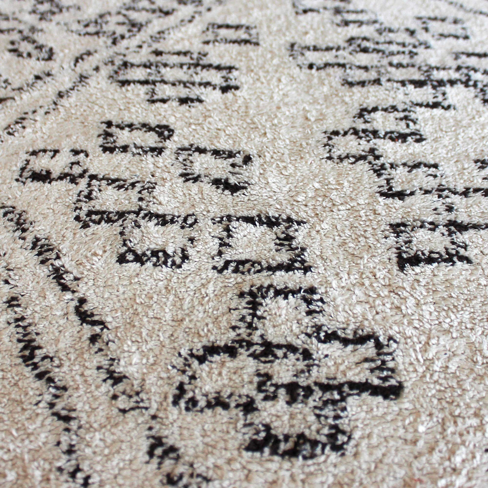 5' X 8' Hand Tufted Ivory Area Rug - Soft Modern Boho Rug for Living Room, Bedroom & Office Decor
