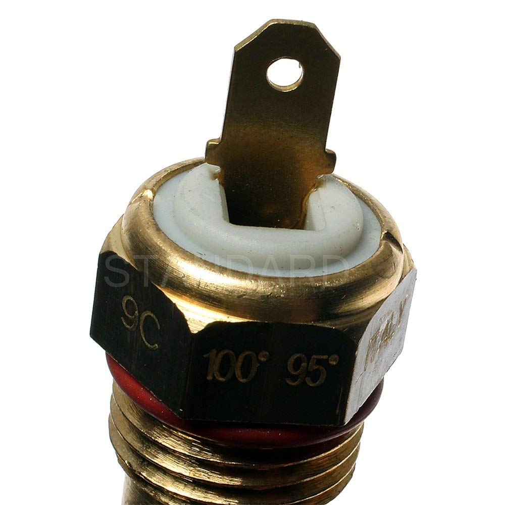 Standard Motor Products TS-202 Thermo-Fan Radiator Cooling Fan Switch - High Performance Temperature Sensor for Vehicle Engine Cooling System - Perfect for Car, Truck & SUV Radiator Maintenance