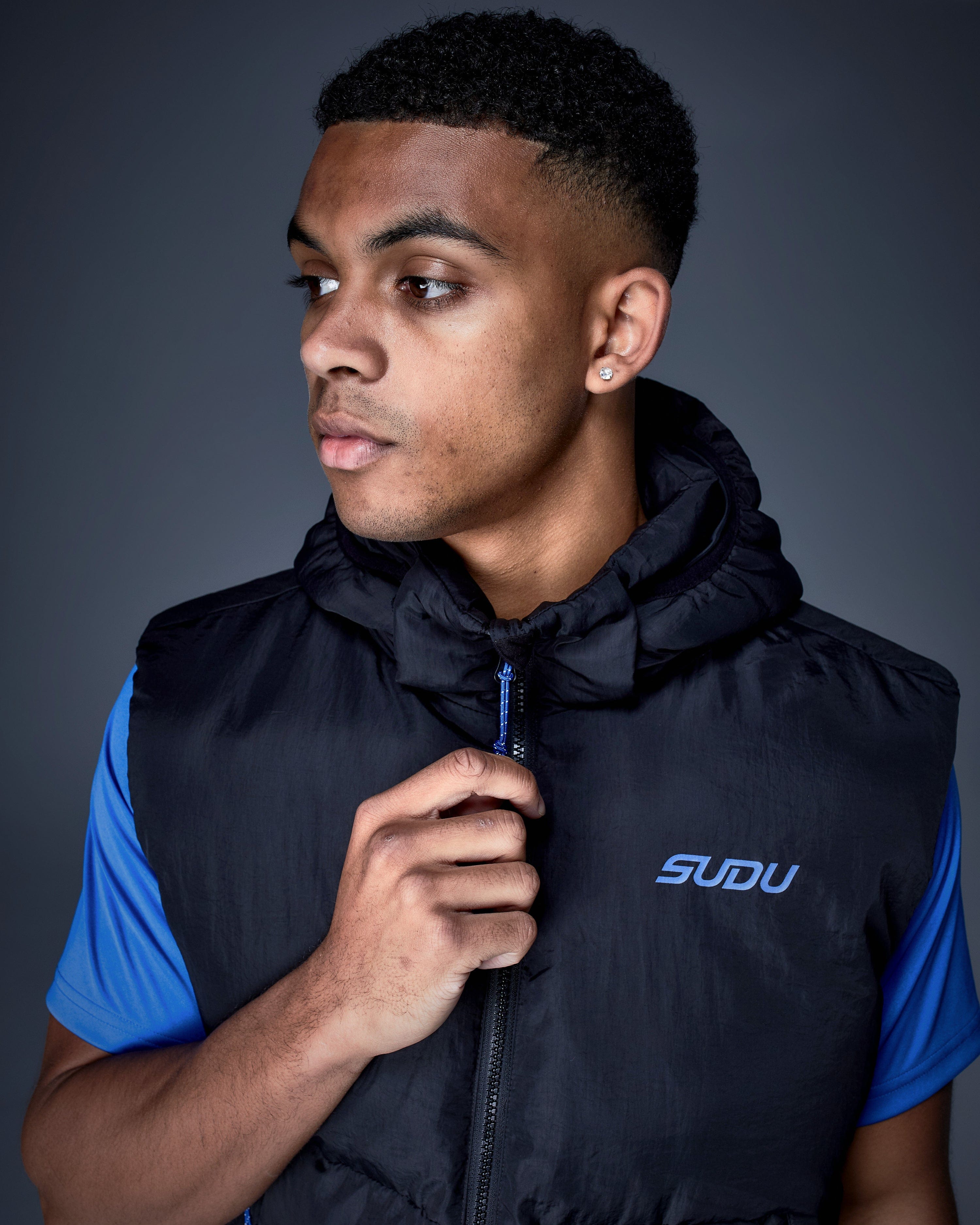 SPG 01 Black Vest for Men - Lightweight Outdoor Running Cycling Hiking Jacket - Perfect for Sports, Work & Casual Wear