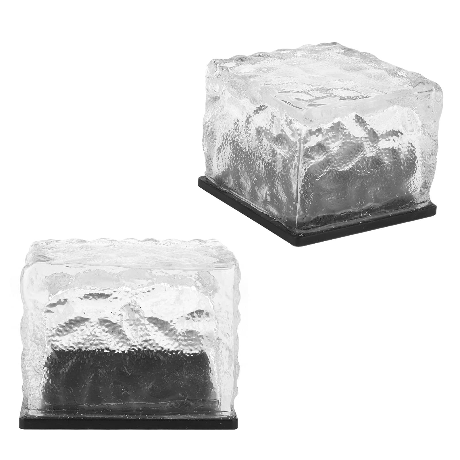 Solar Garden Lights - Waterproof Tempered Glass Outdoor Landscape Lighting for Pathways, Yards, Pools & Driveways | Durable Solar-Powered Decorative Lights for Nighttime Ambience & Safety