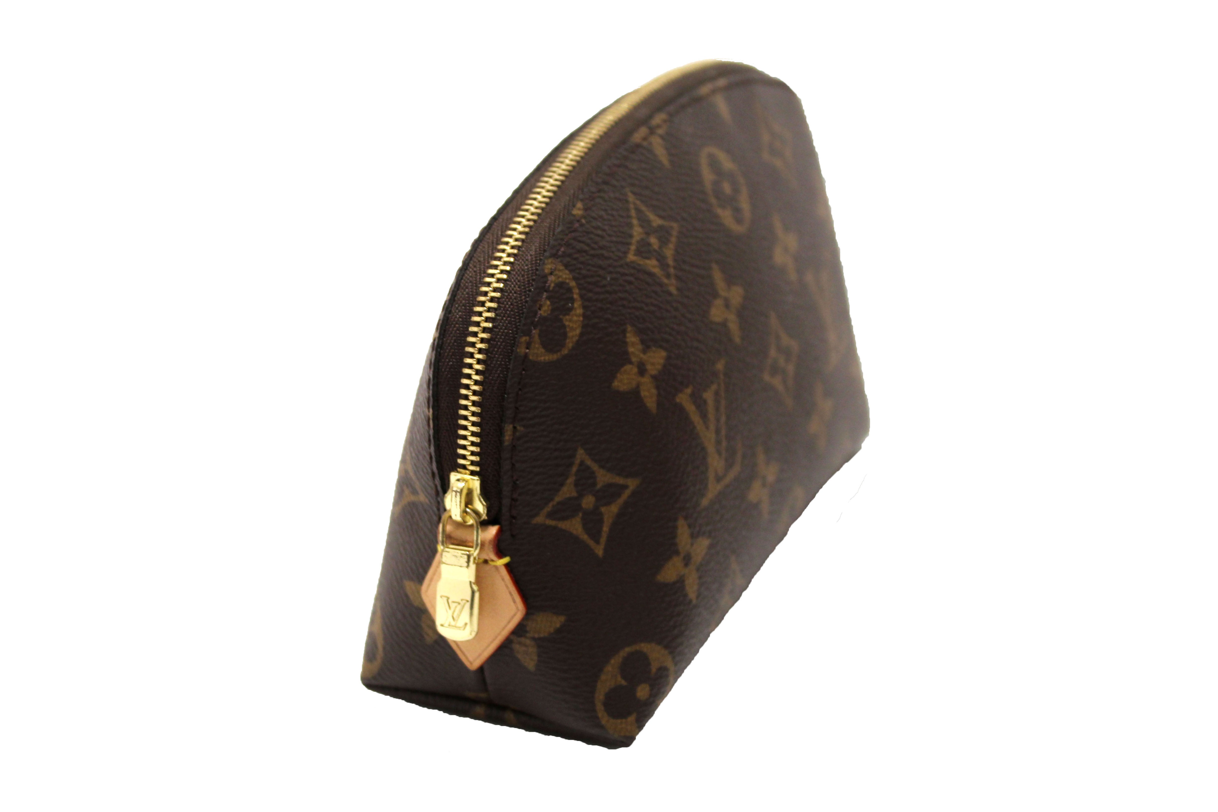 Authentic Louis Vuitton Monogram Canvas Cosmetic Pouch - Travel Makeup Bag for Women, Luxury Vanity Organizer (Perfect for Travel, Everyday Use & Gift)