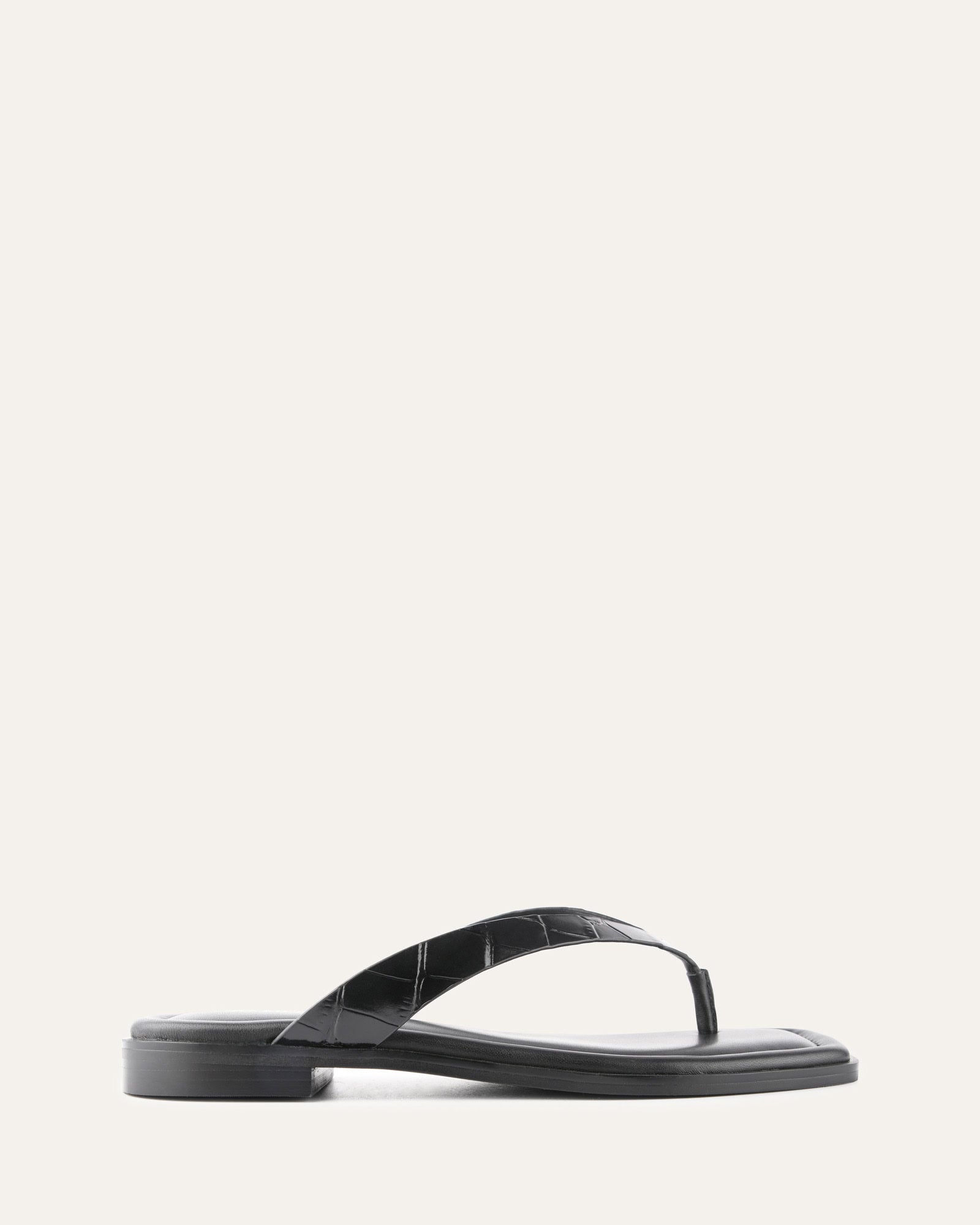 French Bulldog Flat Sandals for Women - Black Crocodile Print Comfortable Summer Slides | Perfect for Beach, Pool, and Casual Outings