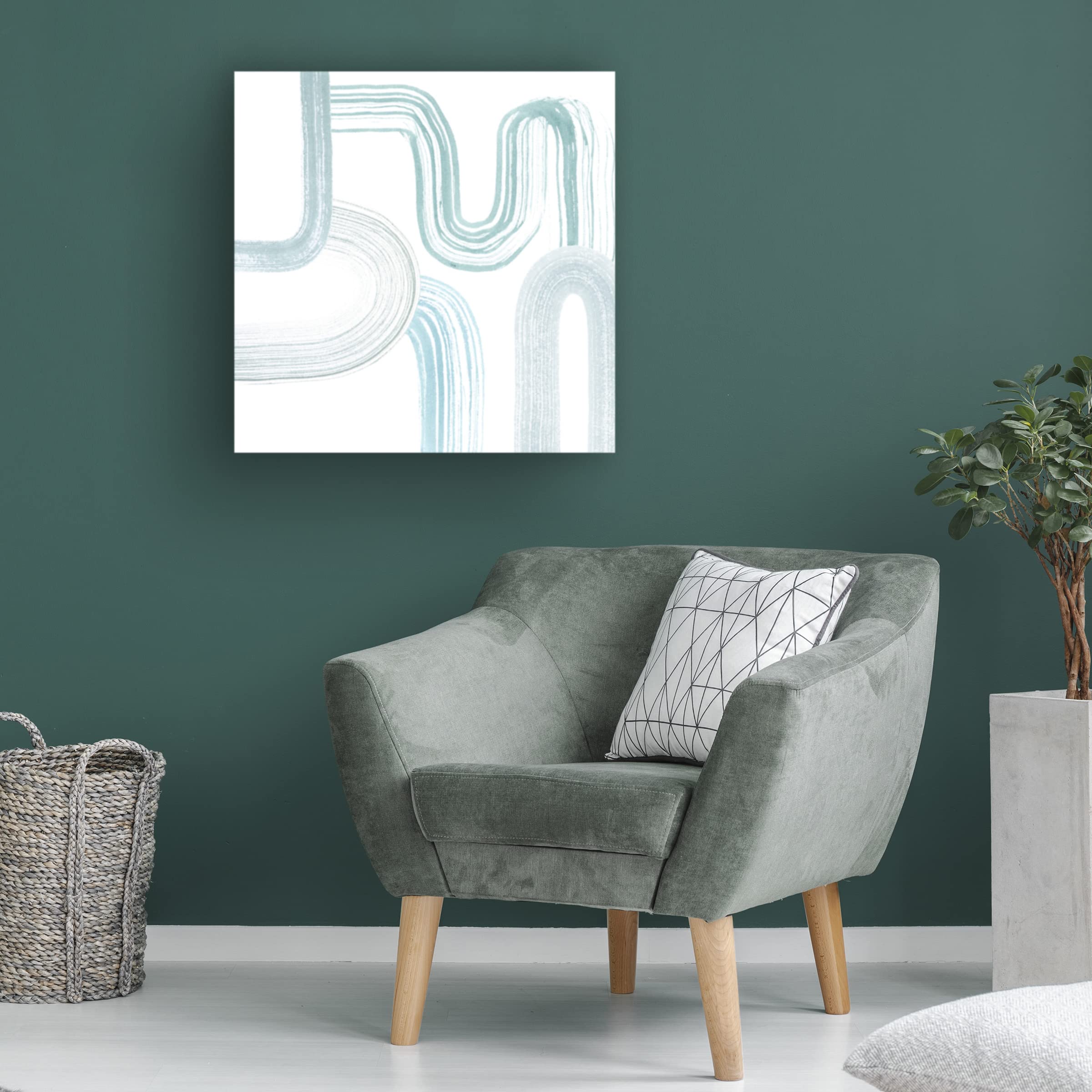 Grace Popp 'Gemstone Streams I' Canvas Art Print - Modern Abstract Wall Decor for Living Room, Bedroom & Office - Trademark Fine Art Collection