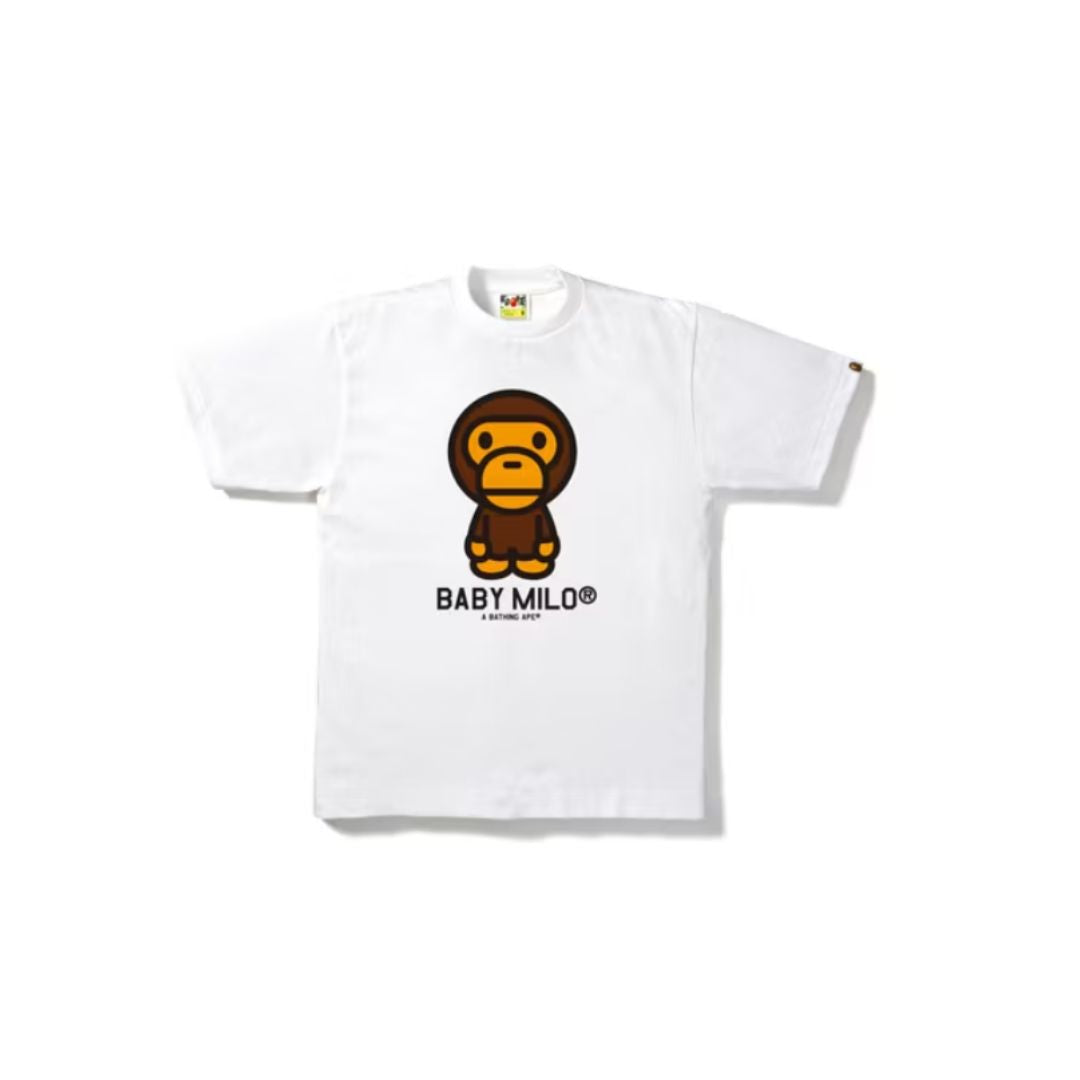 BAPE Big Baby Milo Graphic T-Shirt - White (2023) | Streetwear Fashion, Casual Wear & Hip Hop Style