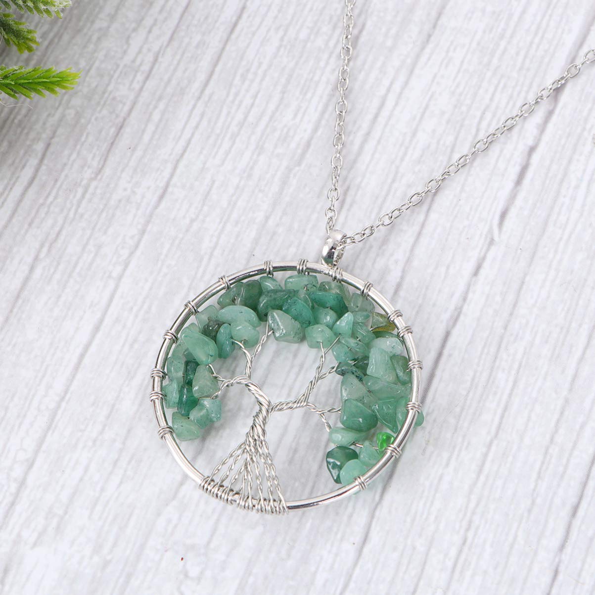 Trendy Women's Quartz Pendant Necklace - Floating Gemstone Crystal Choker for Everyday Wear & Special Occasions | Dainty Gravel Miss Accessories Jewelry Gift for Her