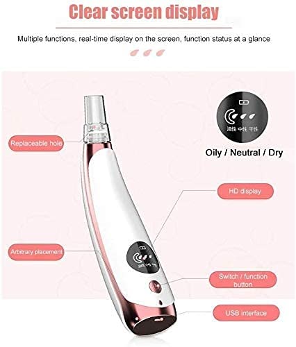 USB Rechargeable Blackhead Remover Vacuum - Pore Cleaner for Acne, Comedones & Whitehead Extraction | Perfect for Home Skincare & Facial Treatment