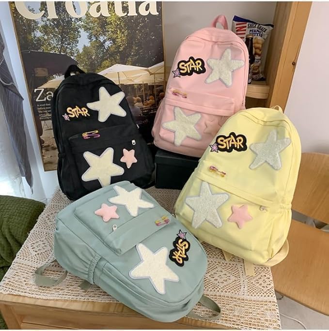 Y2K Star Backpack for School & Travel | Drakonas