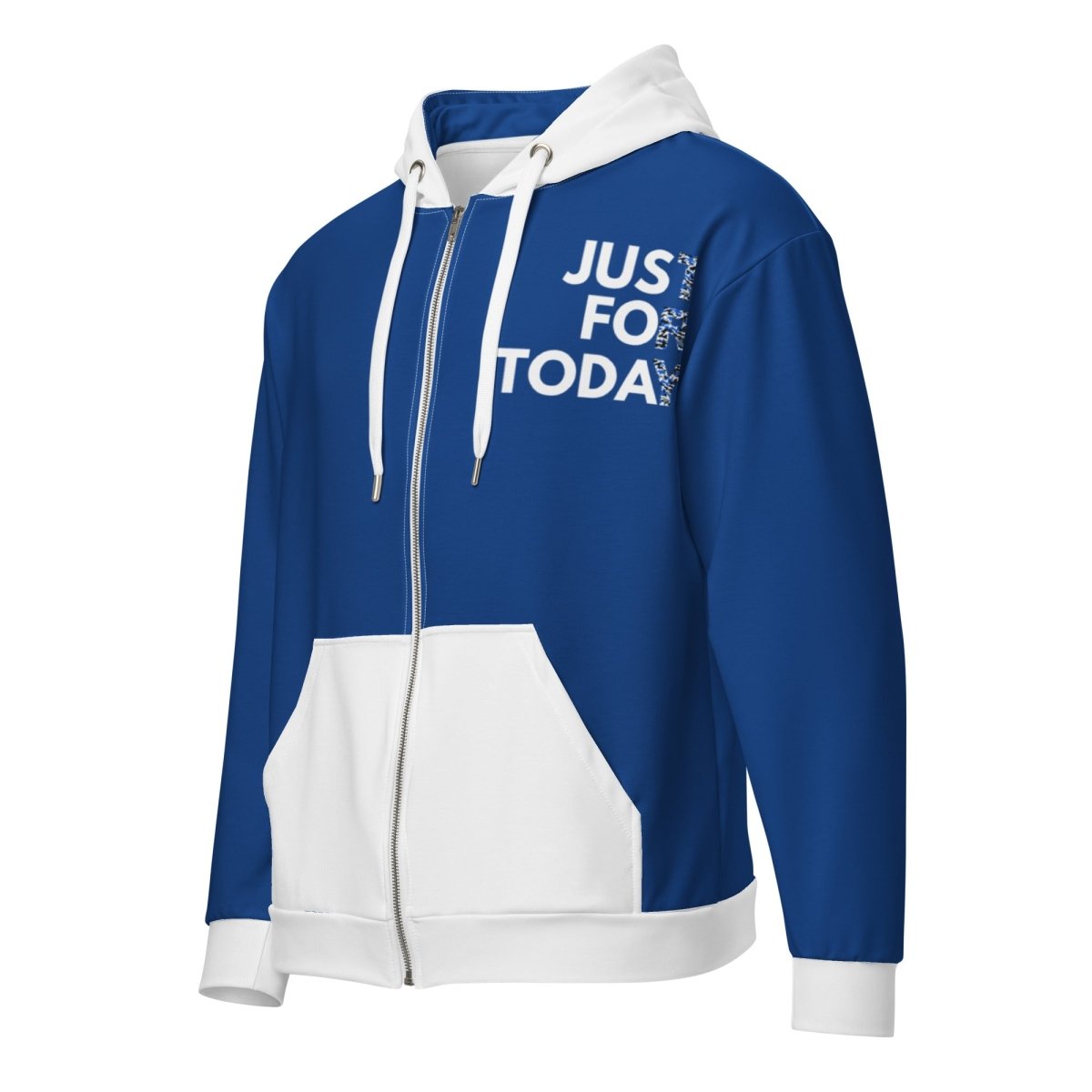 Just for Today Unisex Zip Hoodie - Comfortable & Stylish Pullover for Men & Women - Perfect for Casual Wear, Gym, and Outdoor Activities