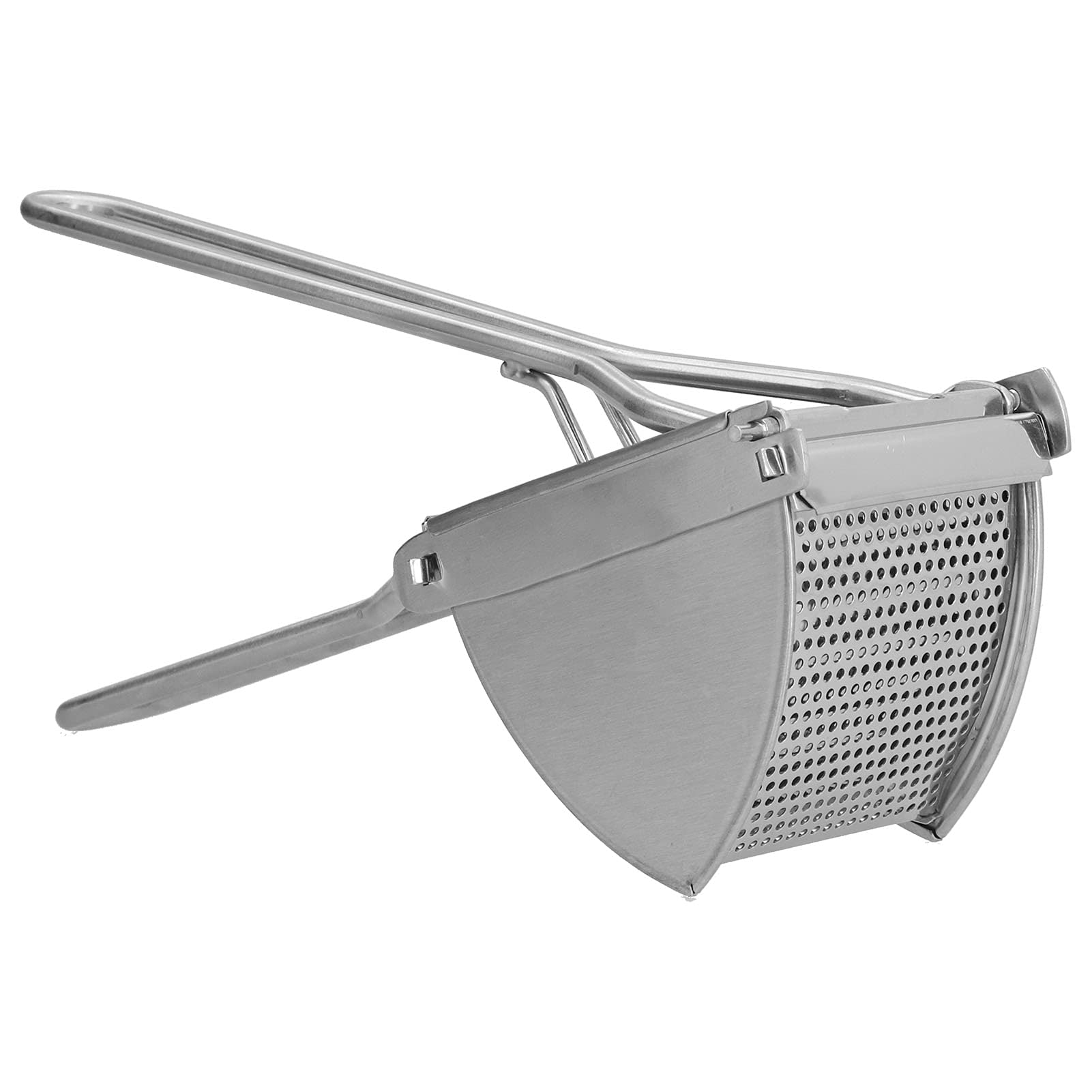 Stainless Steel Potato Masher & Ricer - Manual Potato Presser, Crusher & Fruit Lemon Squeezer for Kitchen - Perfect for Mashed Potatoes, Baby Food & Cocktail Making