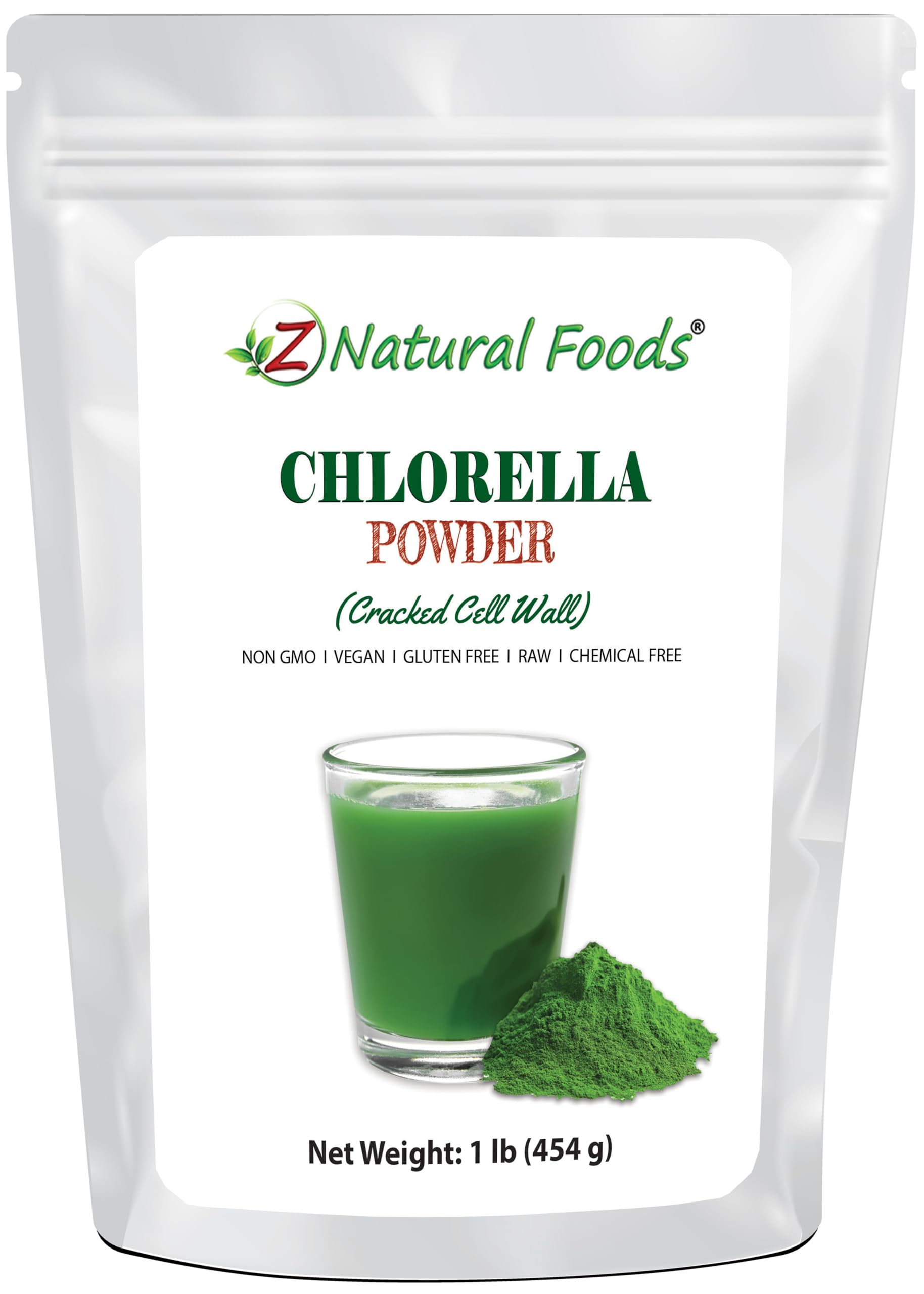 Organic Chlorella Powder with Cracked Cell Wall | Premium Blue-Green Algae Superfood | Rich in Plant Protein | Non-GMO, Gluten-Free & Vegan | 1 lb Pack | Perfect for Smoothies, Detox Drinks & Healthy Recipes | Boost Energy & Immunity Naturally