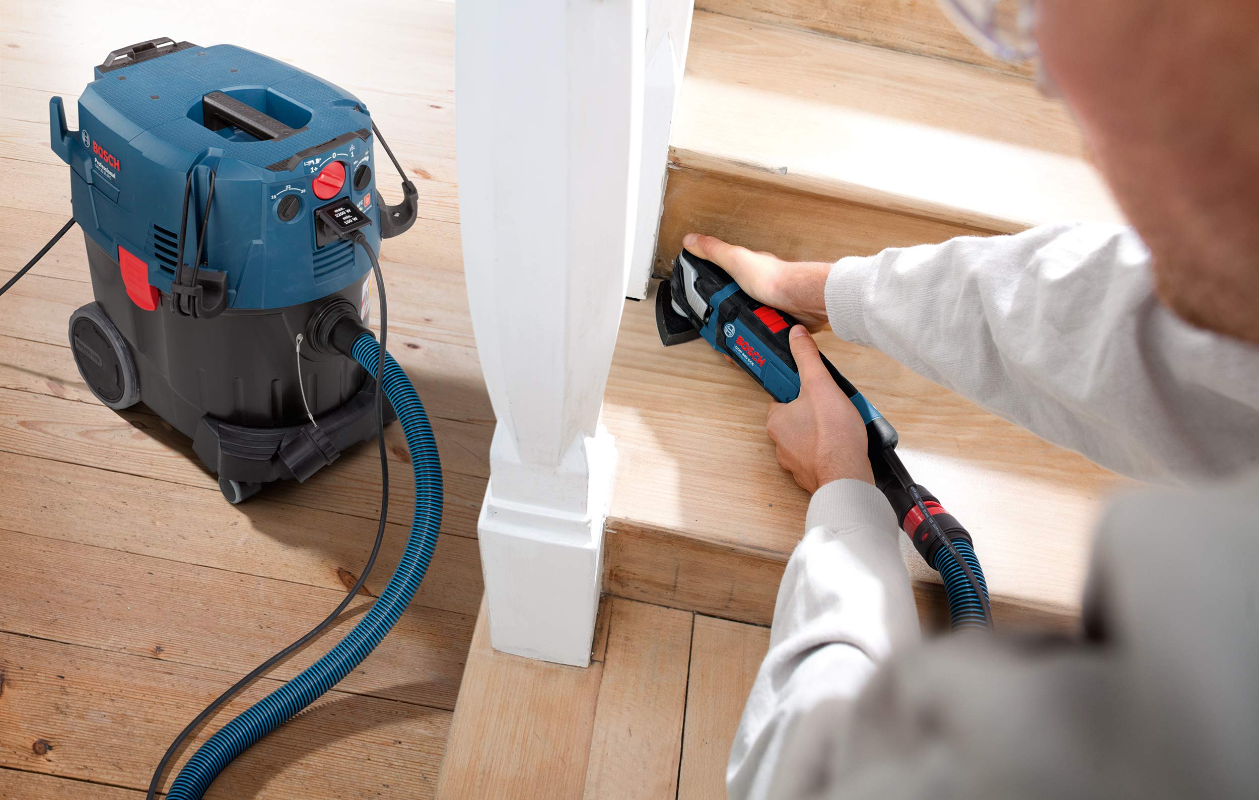 Bosch Professional Bolsas Desechables PE - 10 Unidades para Aspiradores GAS 35 H AFC, GAS 35 M AFC y GAS 55 M AFC - Ideal para Limpieza Profesional en Talleres y Construcción