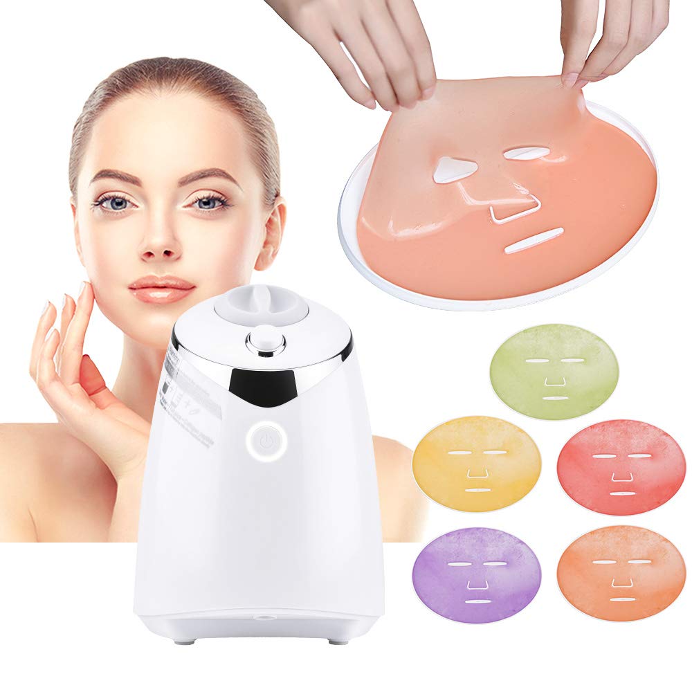 Automatic DIY Face Mask Maker Machine with 32 Collagen Pills - Home Facial Mask Kit for Women | Create Custom Face Masks & Creams | Perfect for Spa Days, Skincare Routines & Relaxing Self-Care Gifts