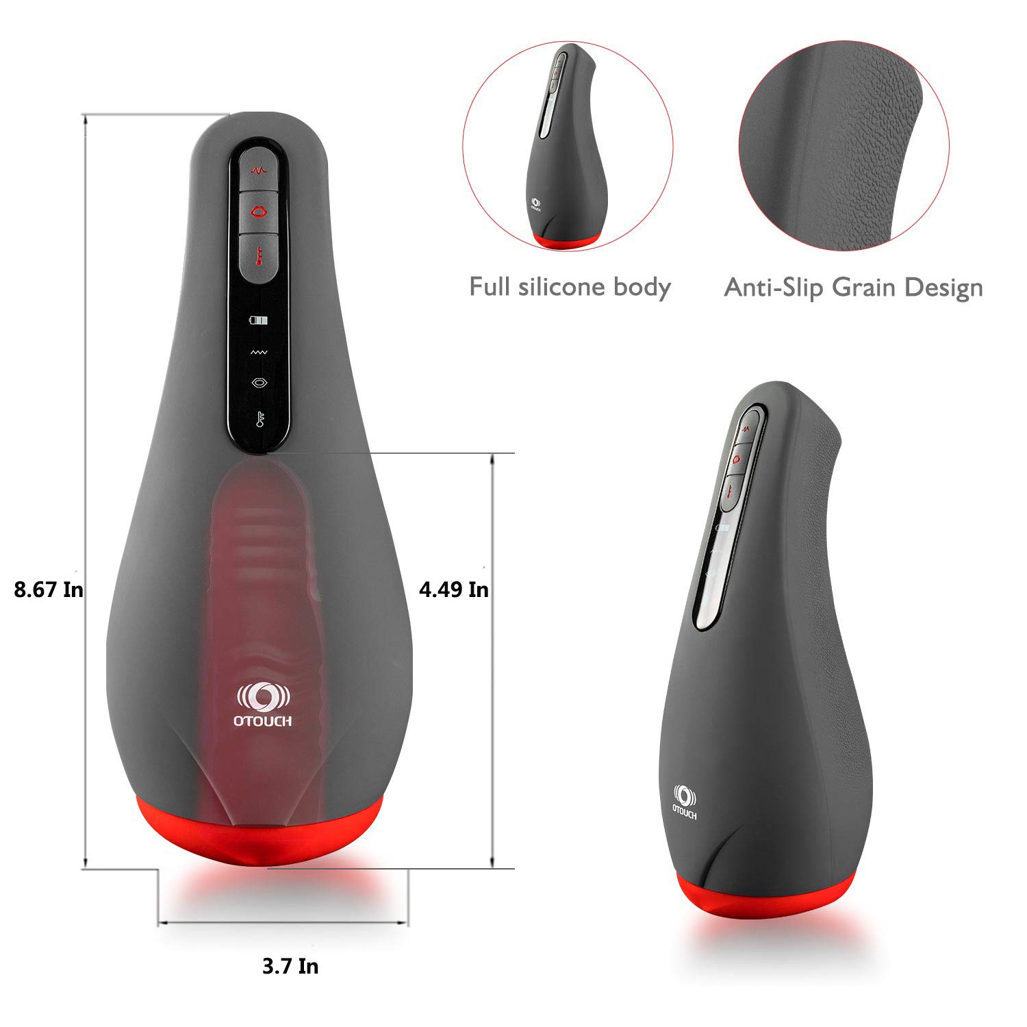 Electric Male Masturbator Cup with Strong Suction & Vibration - Automatic Penis Stimulator for Enhancement Training - Realistic Oral Sex Toy for Men - Perfect for Solo Play, Couples Fun & Discreet Pleasure at Home