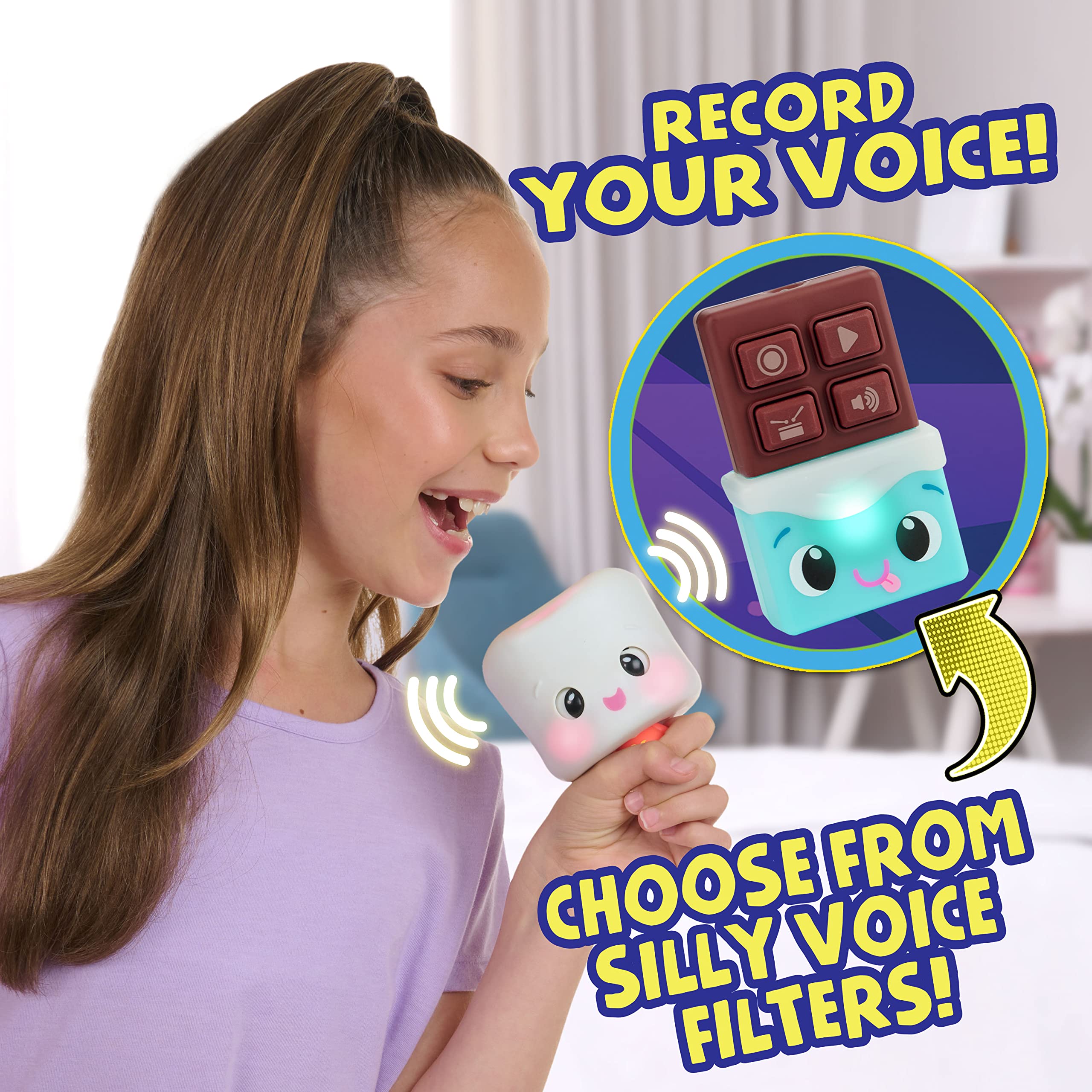 WowWee My Squishy Little DJ Mel Mix-A-Lot - Interactive Musical Toy for Kids, Singing & Dancing Robot with Lights & Sounds - Perfect for Birthday Gifts, Party Entertainment & Early Learning Playtime
