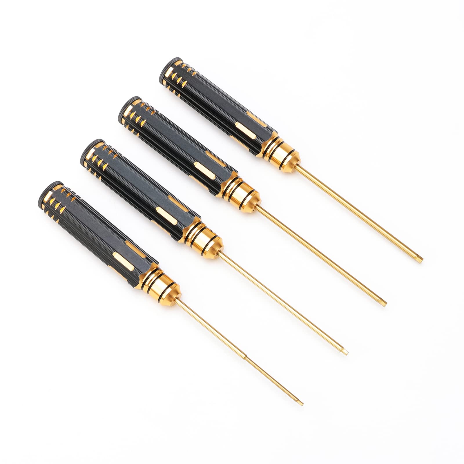 4Pcs RC Car Hex Screwdriver Kit - 1.5/2.0/2.5/3.0mm Hex Nut Driver Set for RC FPV Racing Drones, Quadcopters, Helicopters & Model Cars - Essential Repair Tool for RC Enthusiasts & Hobbyists - Perfect for Maintenance, Upgrades & Quick Fixes